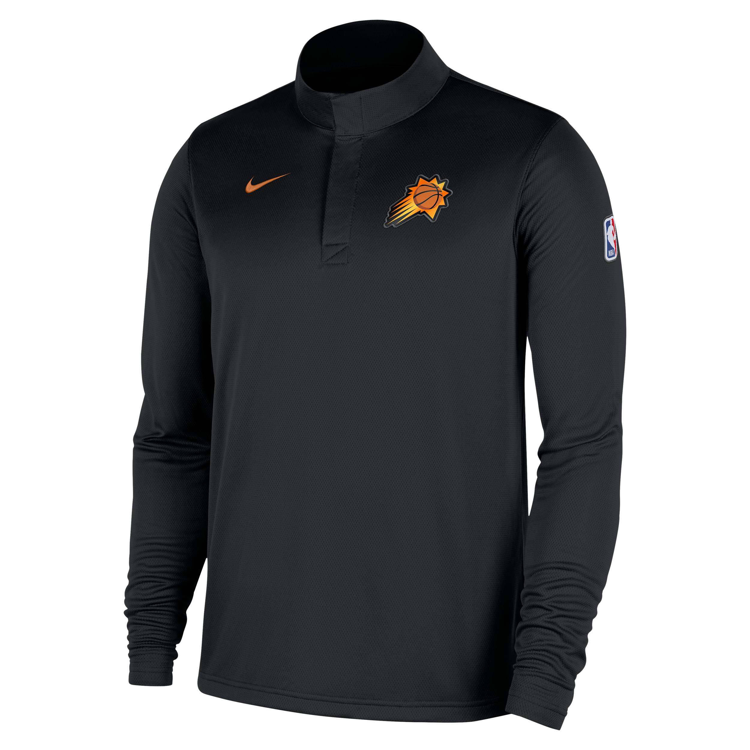 Phoenix Suns Nike Men's Dri-FIT NBA 1/4-Zip Long-Sleeve Top by NIKE
