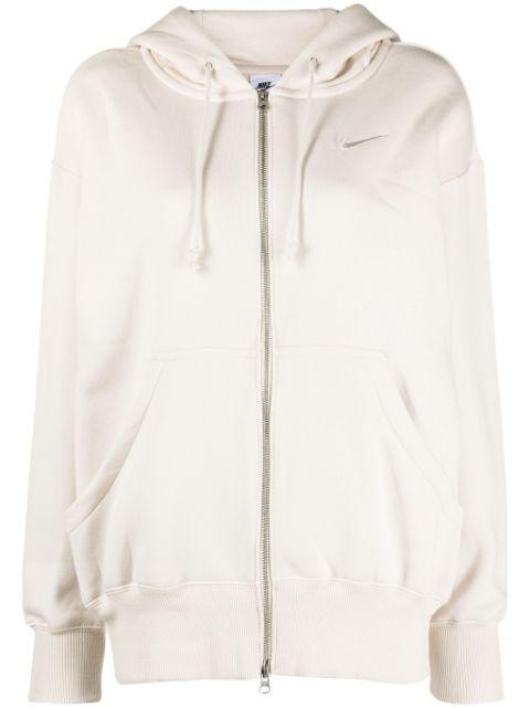 Phoenix logo-embroidered zip-up hoodie by NIKE