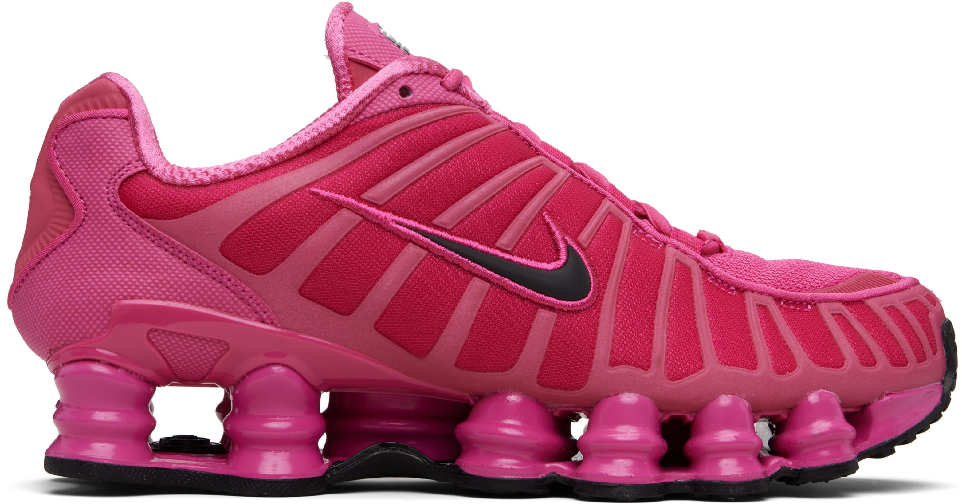 Pink Nike Shox TL Sneakers by NIKE