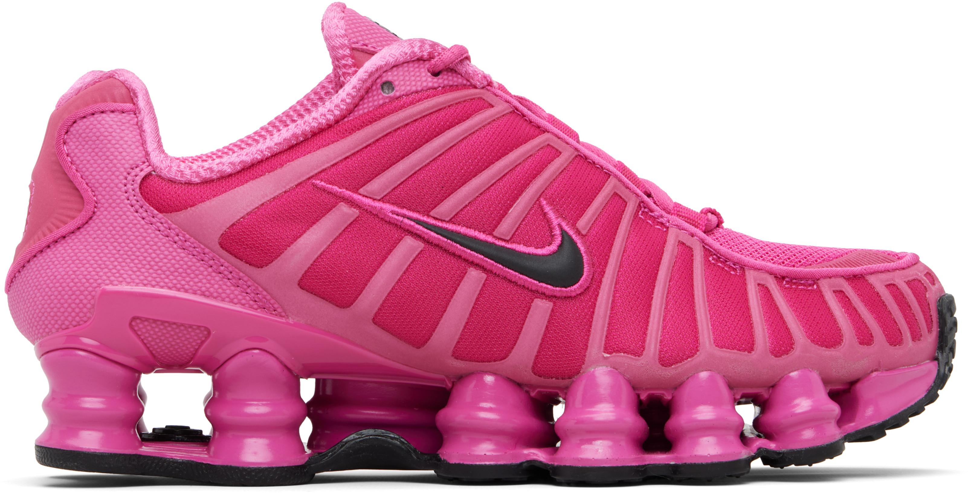 Pink Nike Shox TL Sneakers by NIKE