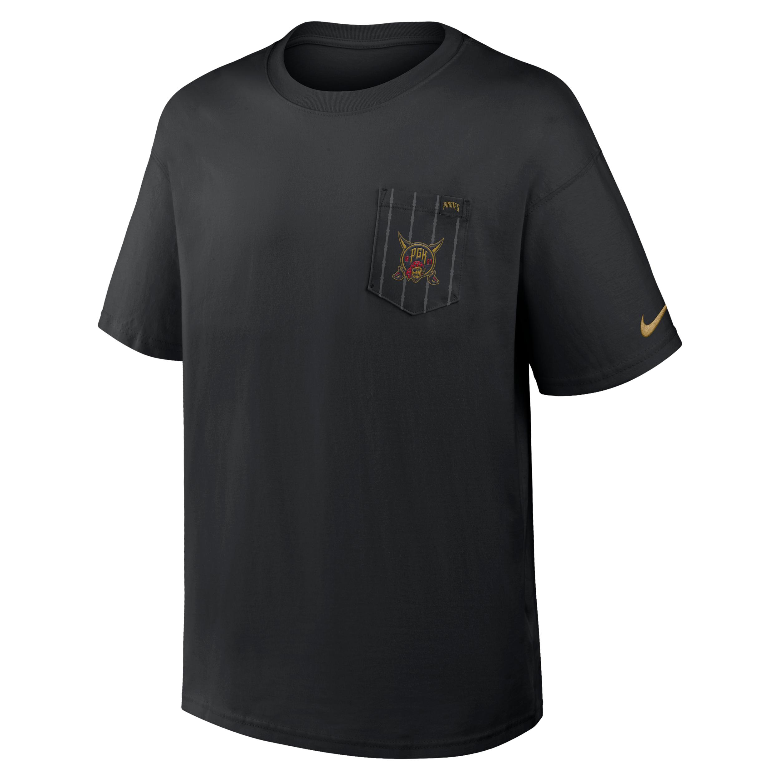 Pittsburgh Pirates City Connect 2-Hit Max90 Pocket Nike Men's MLB T-Shirt by NIKE