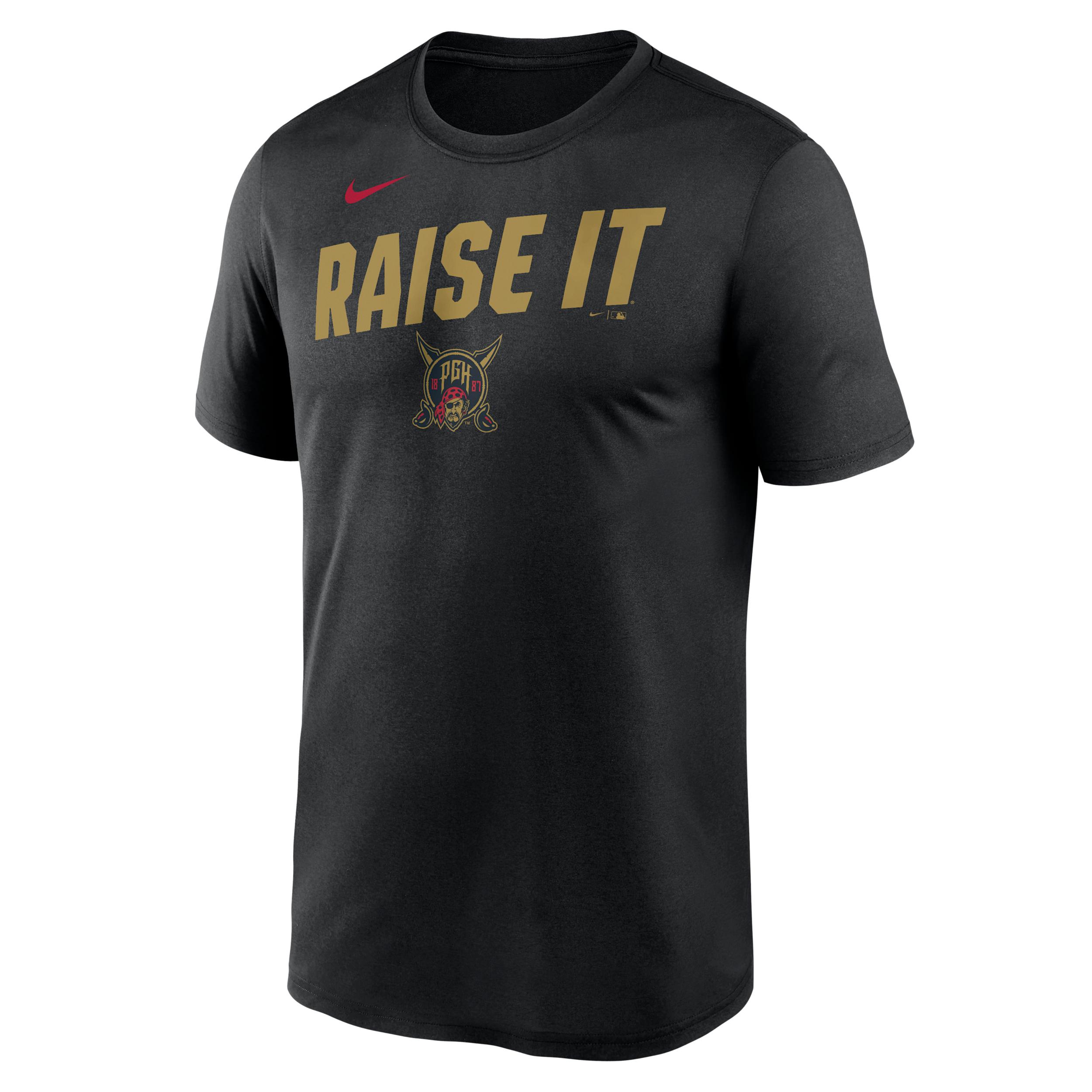 Pittsburgh Pirates City Connect Team Phrase Script Nike Men's Dri-FIT MLB T-Shirt by NIKE
