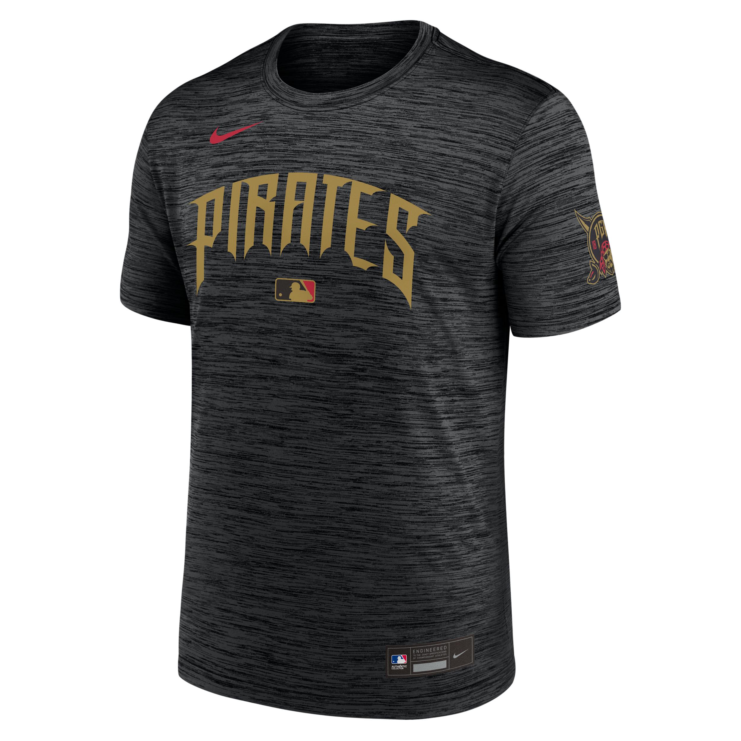 Pittsburgh Pirates City Connect Velocity Nike Men's Dri-FIT MLB T-Shirt by NIKE