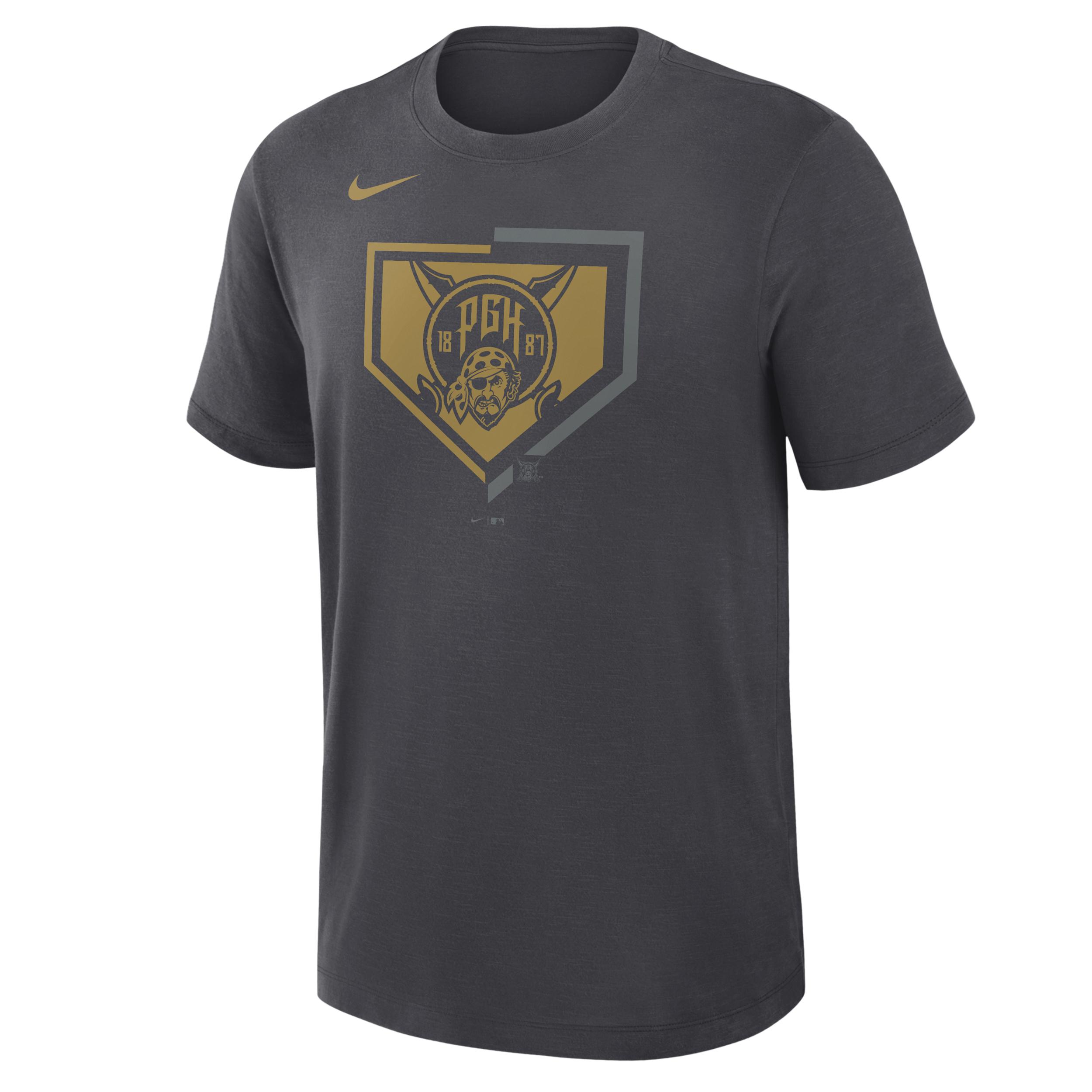 Pittsburgh Pirates Icon City Connect Logo Nike Men's Dri-FIT MLB T-Shirt by NIKE