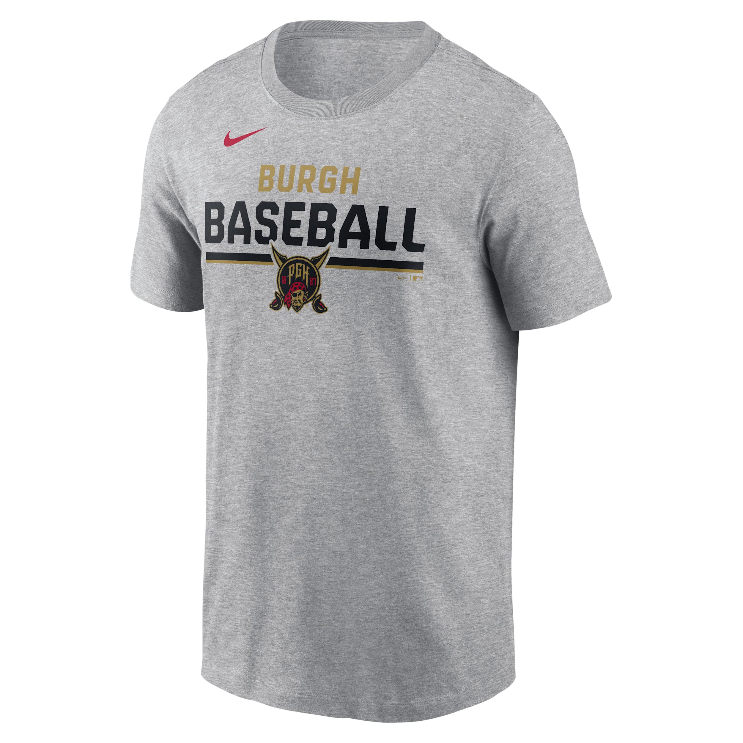 Pittsburgh Pirates Stacked City Connect Nike Men's MLB T-Shirt by NIKE