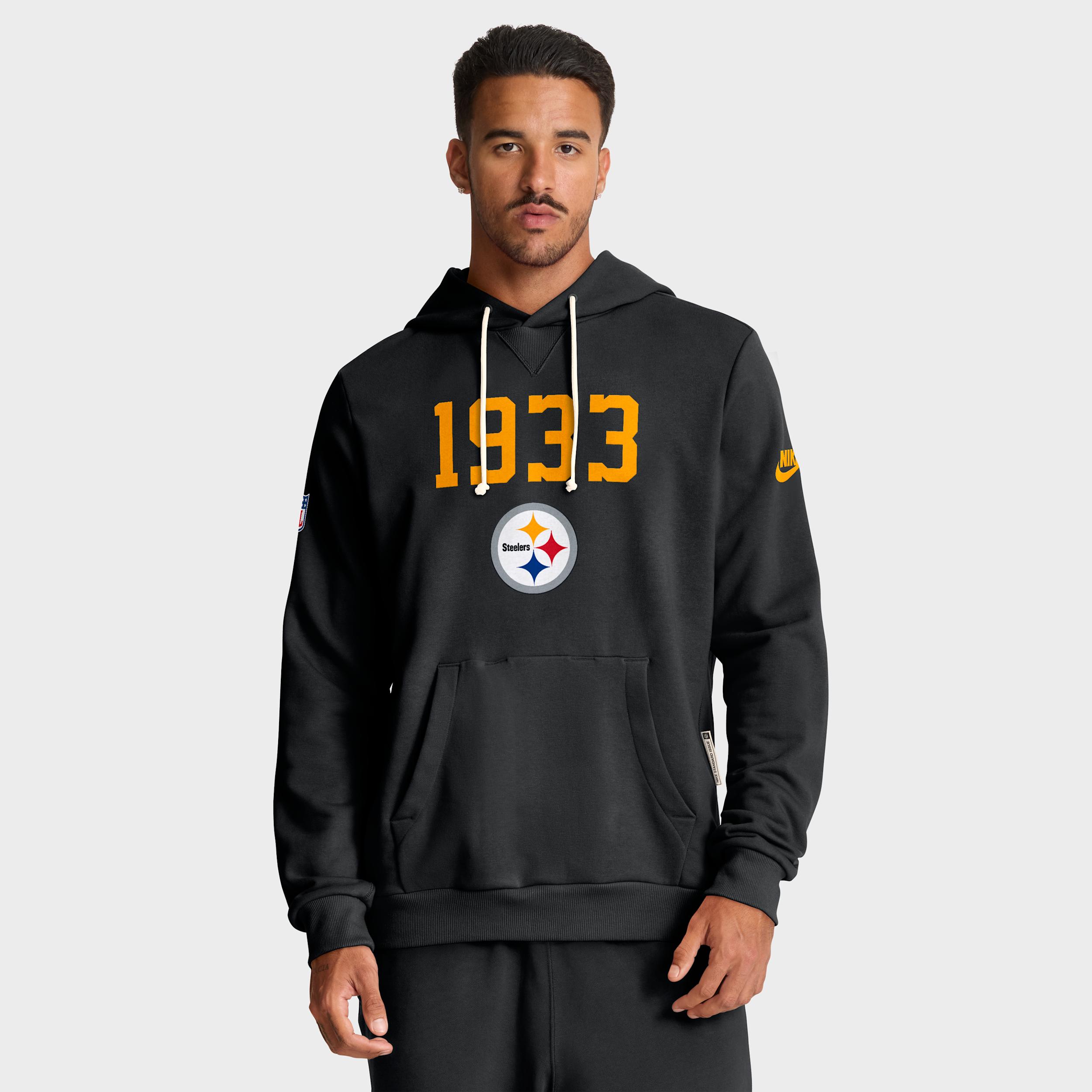 Pittsburgh Steelers Alt Onside Conversion Sideline Nike Men's Dri-FIT NFL Pullover Hoodie by NIKE