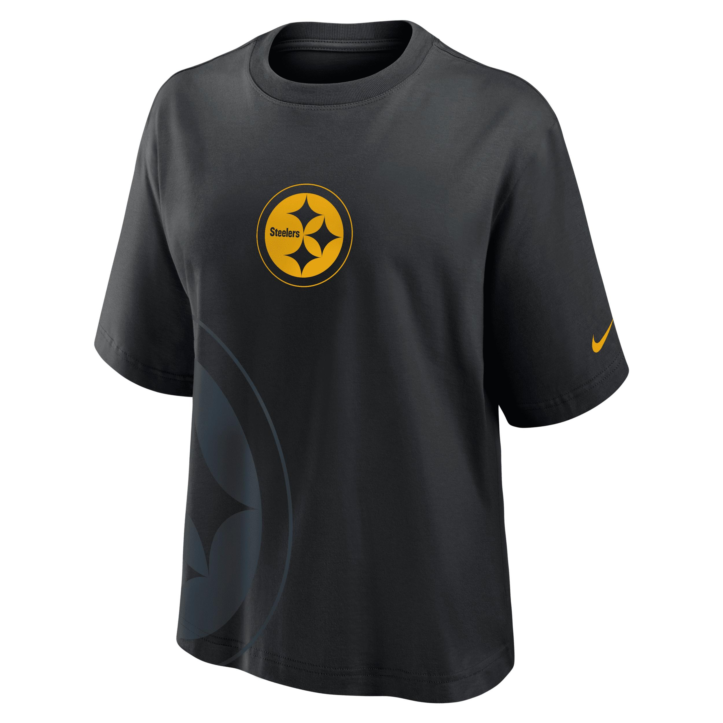 Pittsburgh Steelers Boxy Nike Women's NFL T-Shirt by NIKE