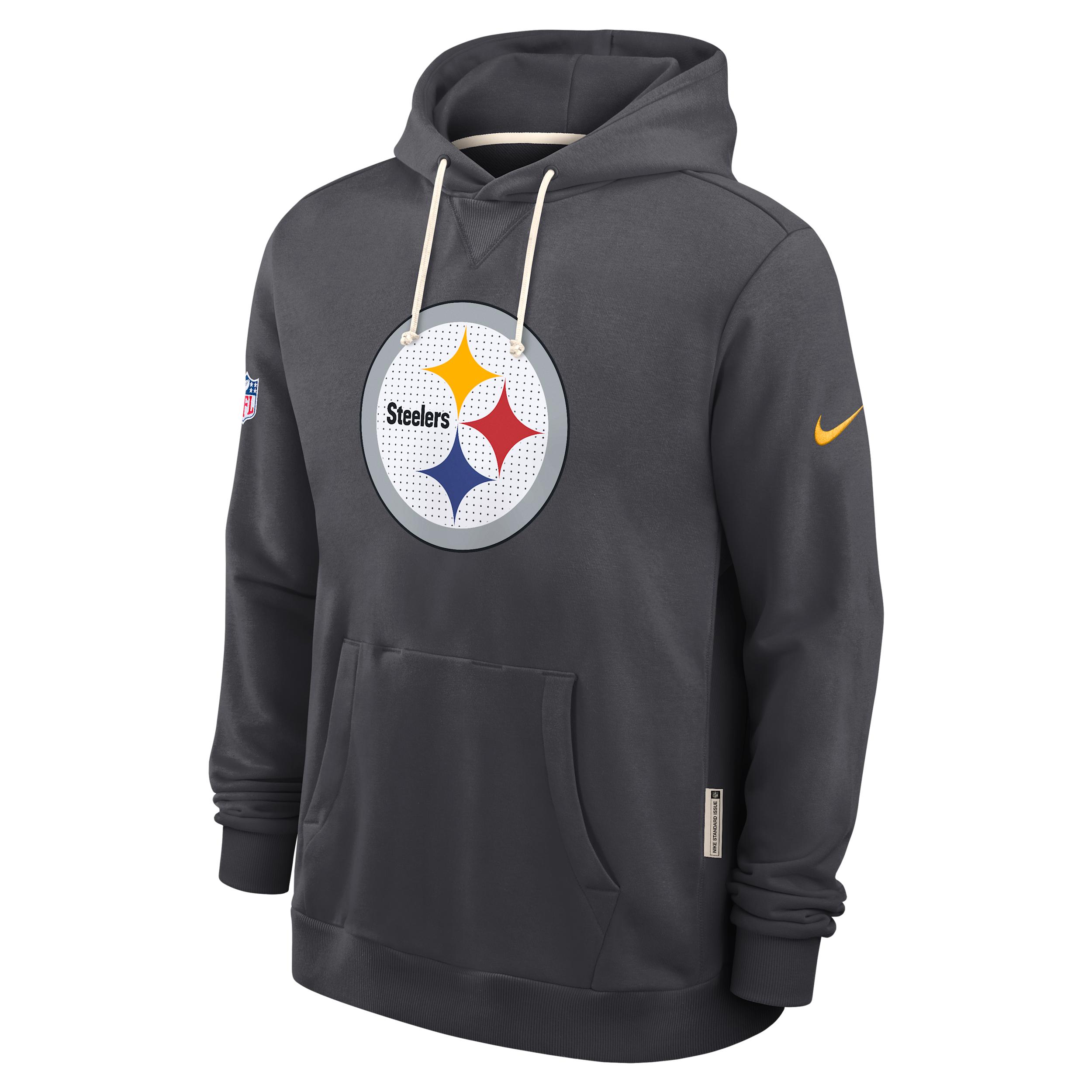 Pittsburgh Steelers Initial Home Sideline Nike Men's Dri-FIT NFL Pullover Hoodie by NIKE