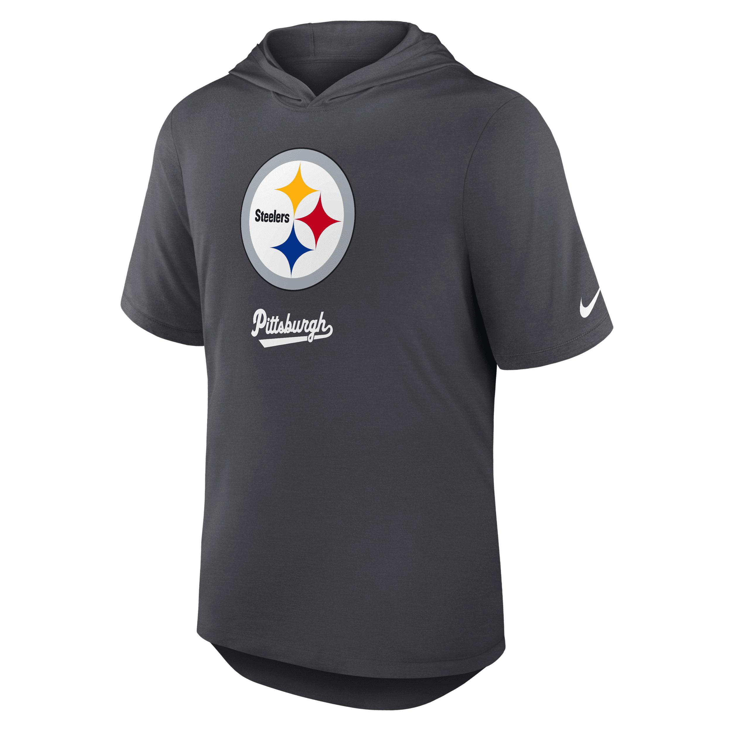 Pittsburgh Steelers Nike Men's Dri-FIT NFL Hooded T-Shirt by NIKE