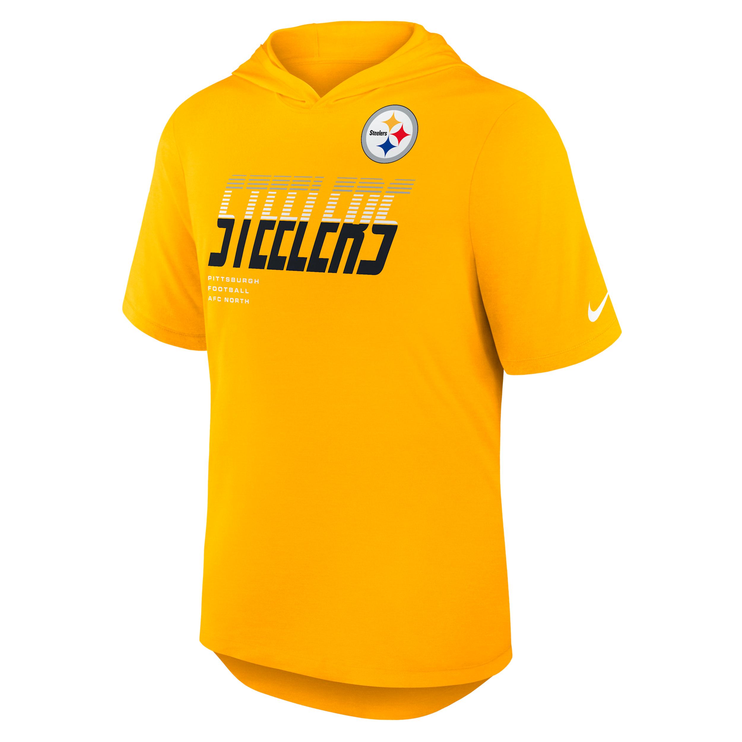 Pittsburgh Steelers Nike Men's Dri-FIT NFL Hooded T-Shirt by NIKE