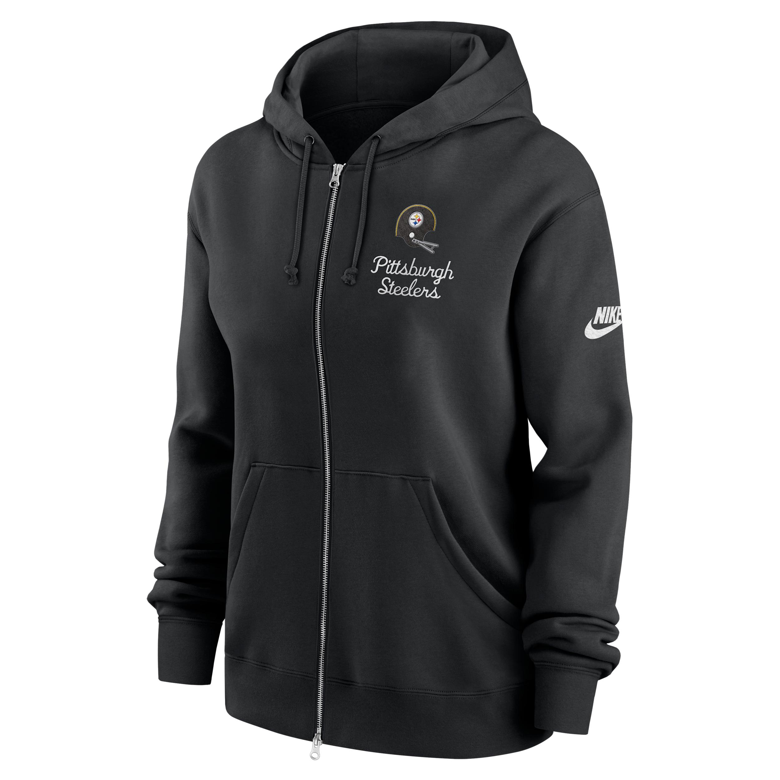 Pittsburgh Steelers Phoenix Rewind Nike Women's NFL Full-Zip Hoodie by NIKE