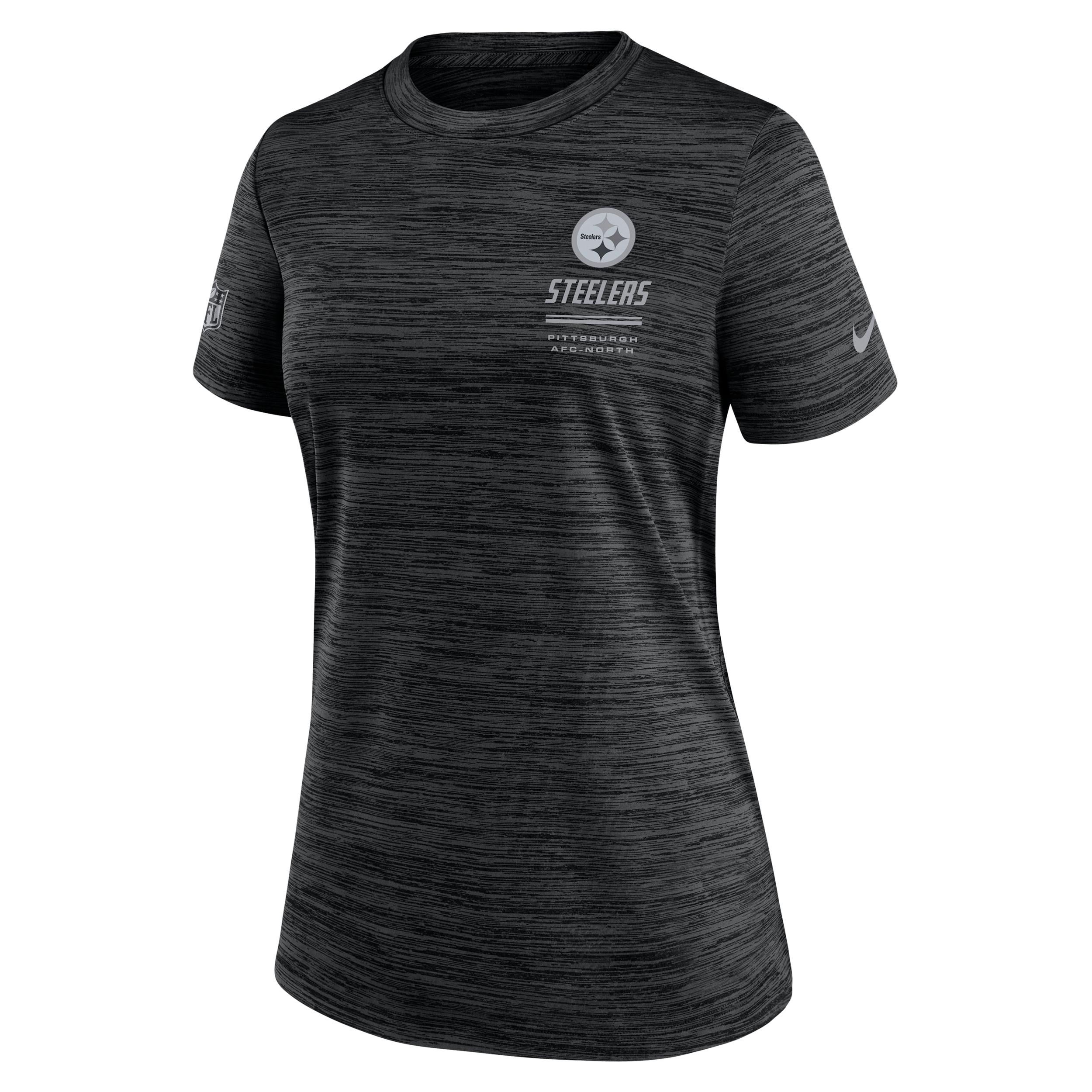 Pittsburgh Steelers Sideline Velocity Nike Women's Dri-FIT NFL T-Shirt by NIKE