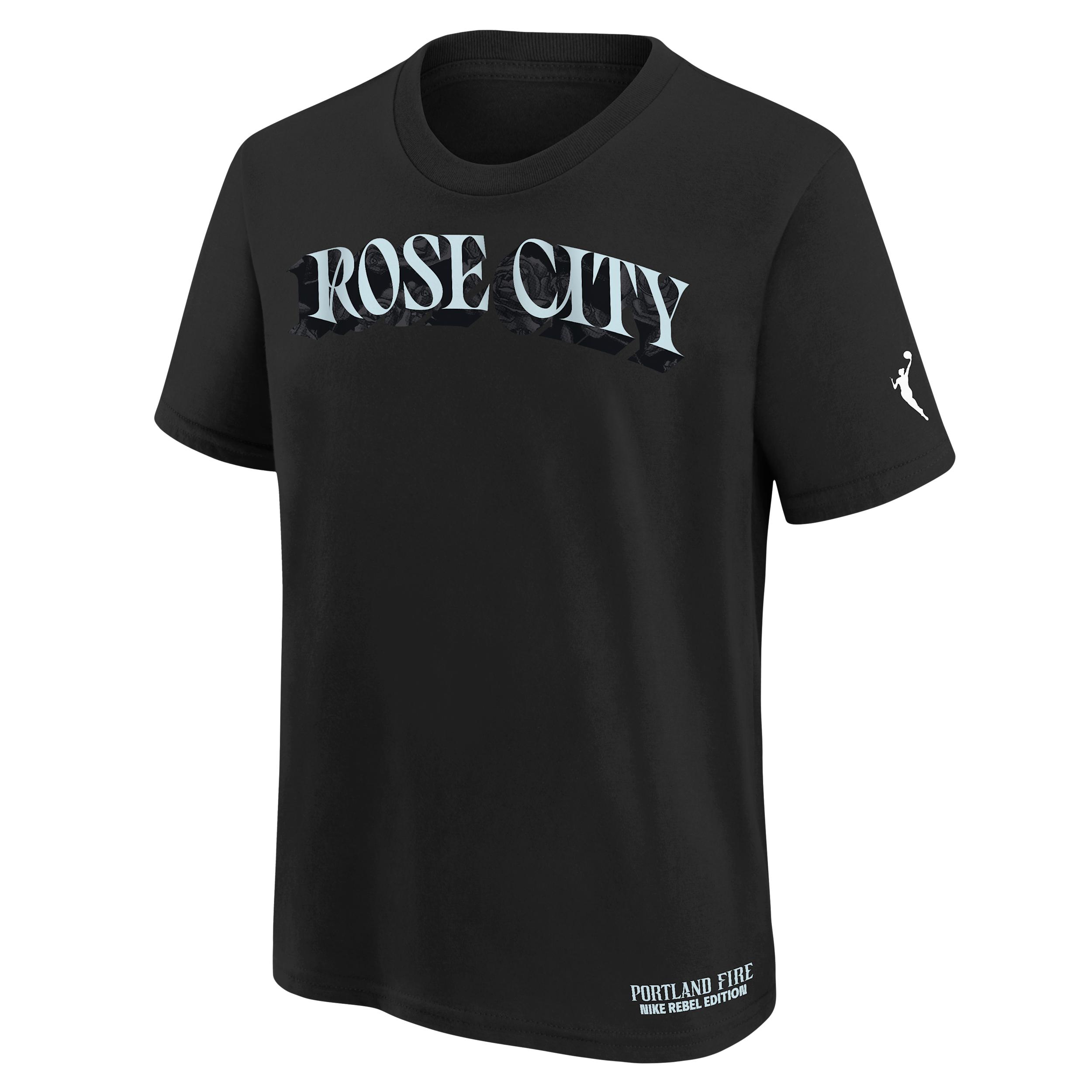 Portland Fire Rebel Edition Big Kids' Nike WNBA T-Shirt by NIKE
