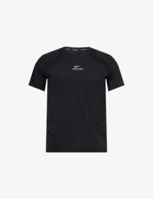 Pro Crewneck Woven T-Shirt by NIKE