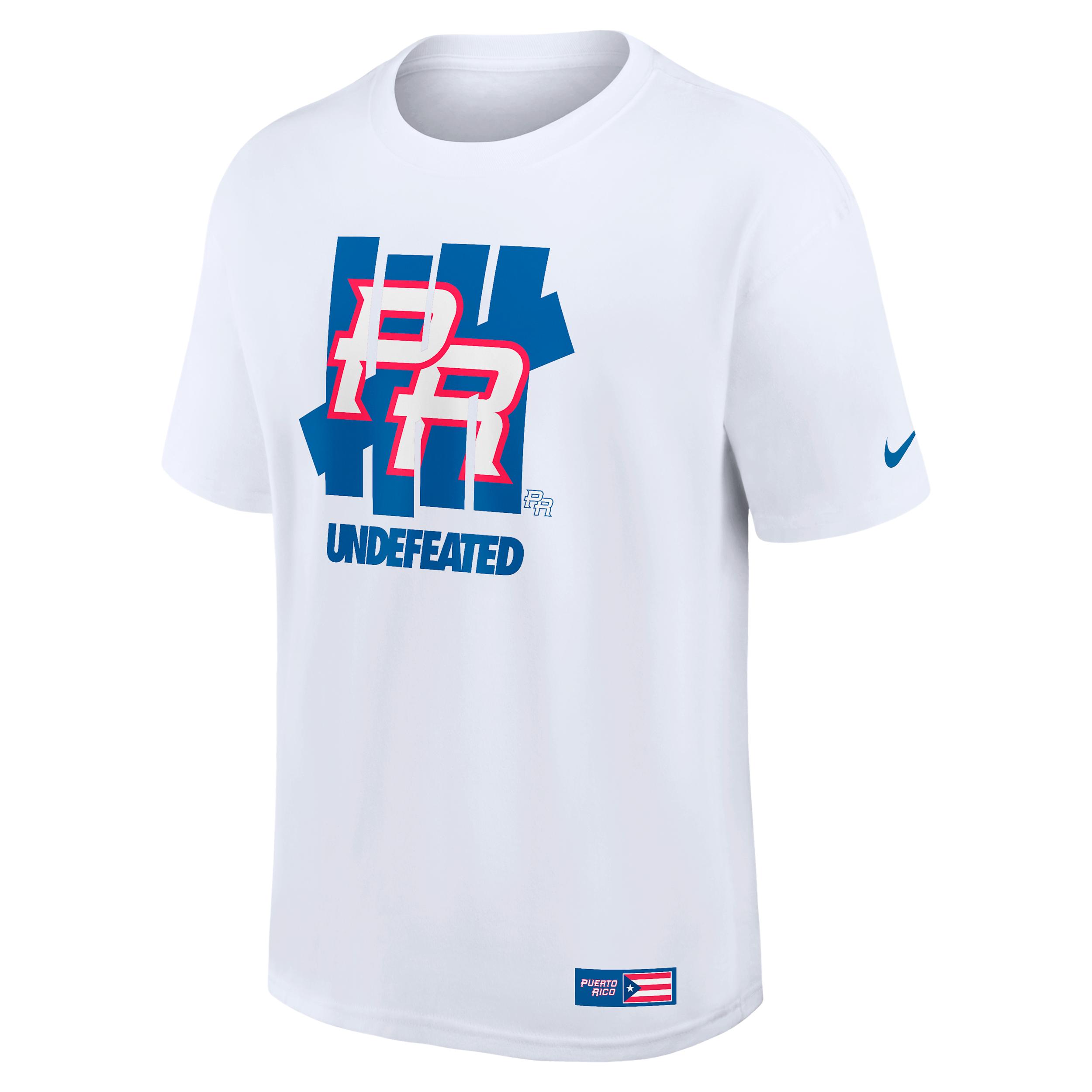 Puerto Rico National Baseball Team 2026 World Baseball Classic Complex Undefeated Nike Men's T-Shirt by NIKE