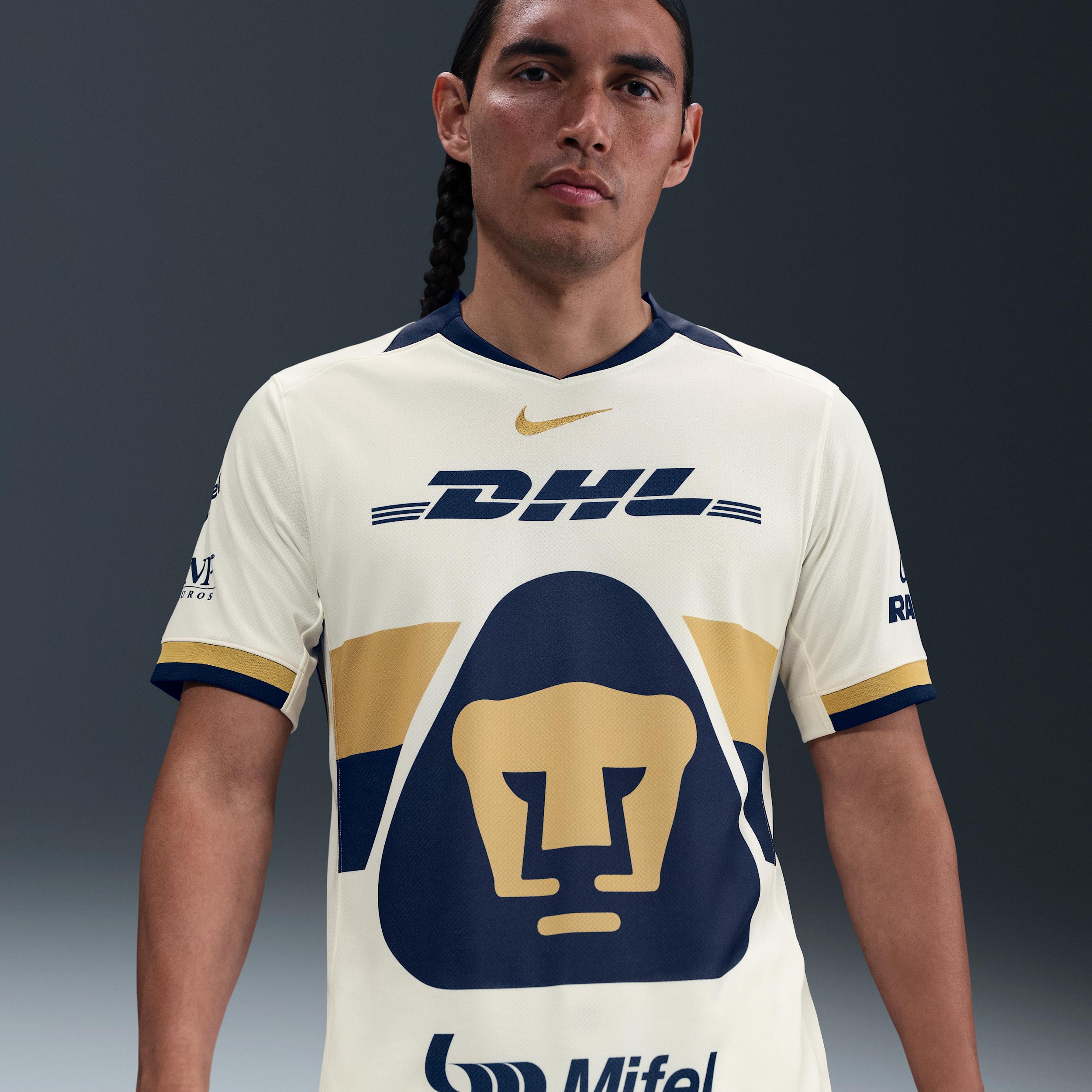 Pumas UNAM 2025/26 Stadium Home Nike Men's Dri-FIT Soccer Replica Jersey by NIKE