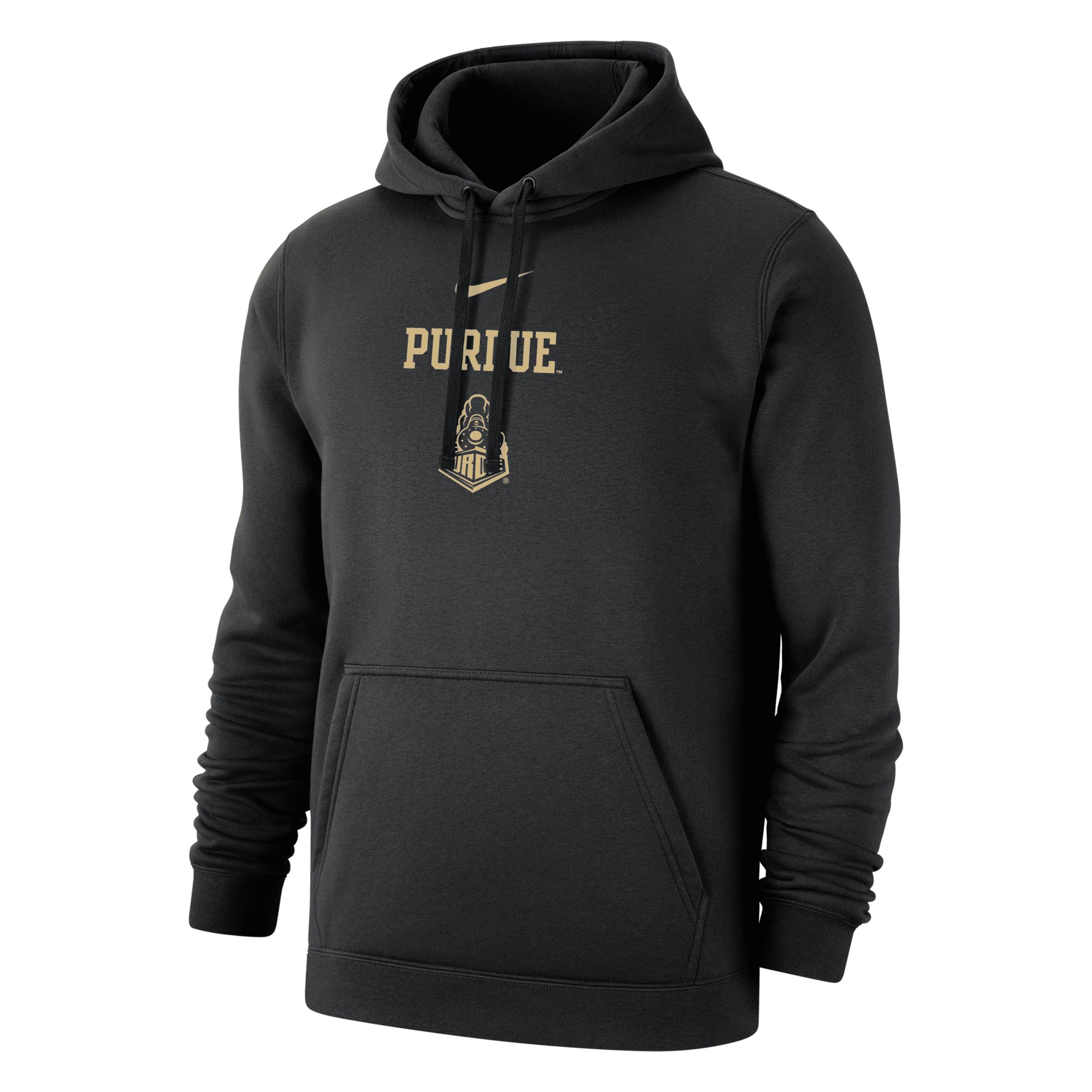 Purdue Club Fleece Nike Men's College Hoodie by NIKE