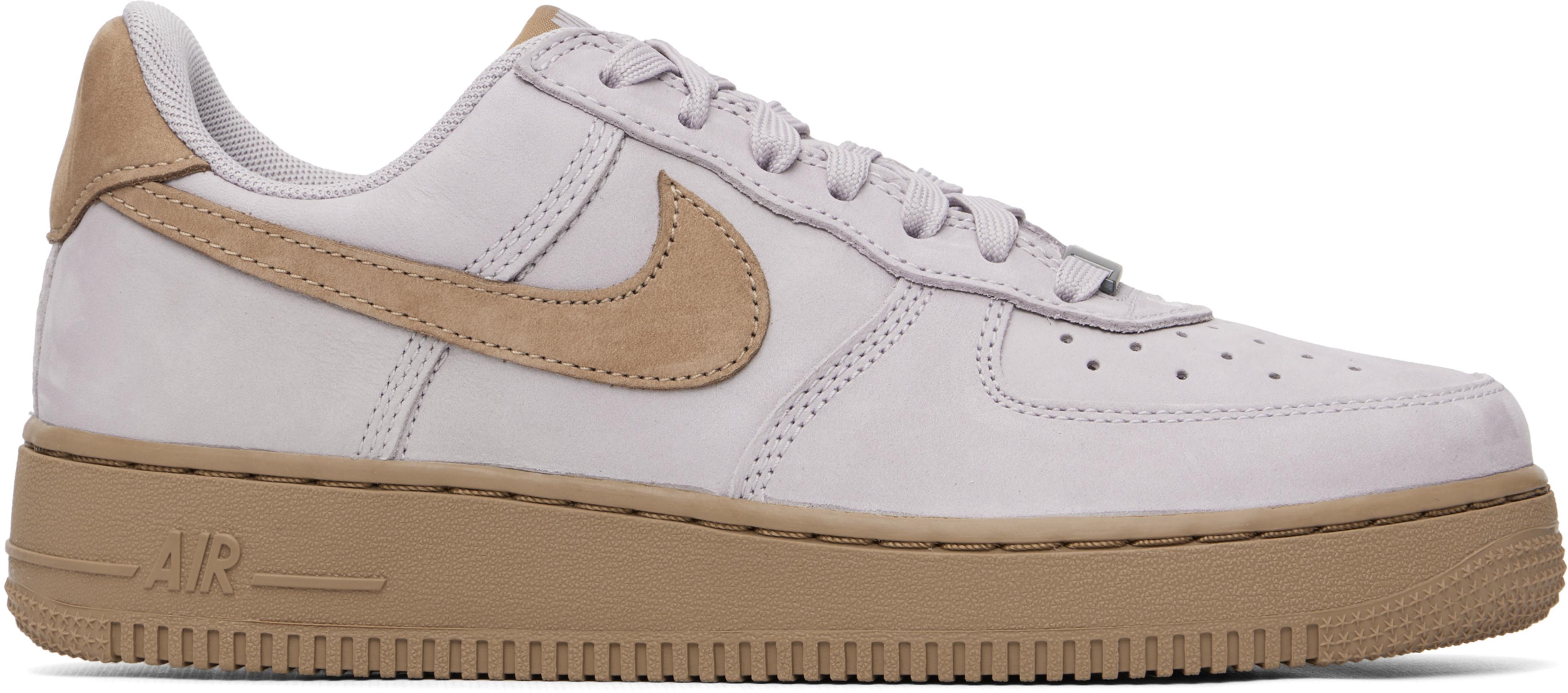 Purple Air Force 1 Low Retro Premium Sneakers by NIKE