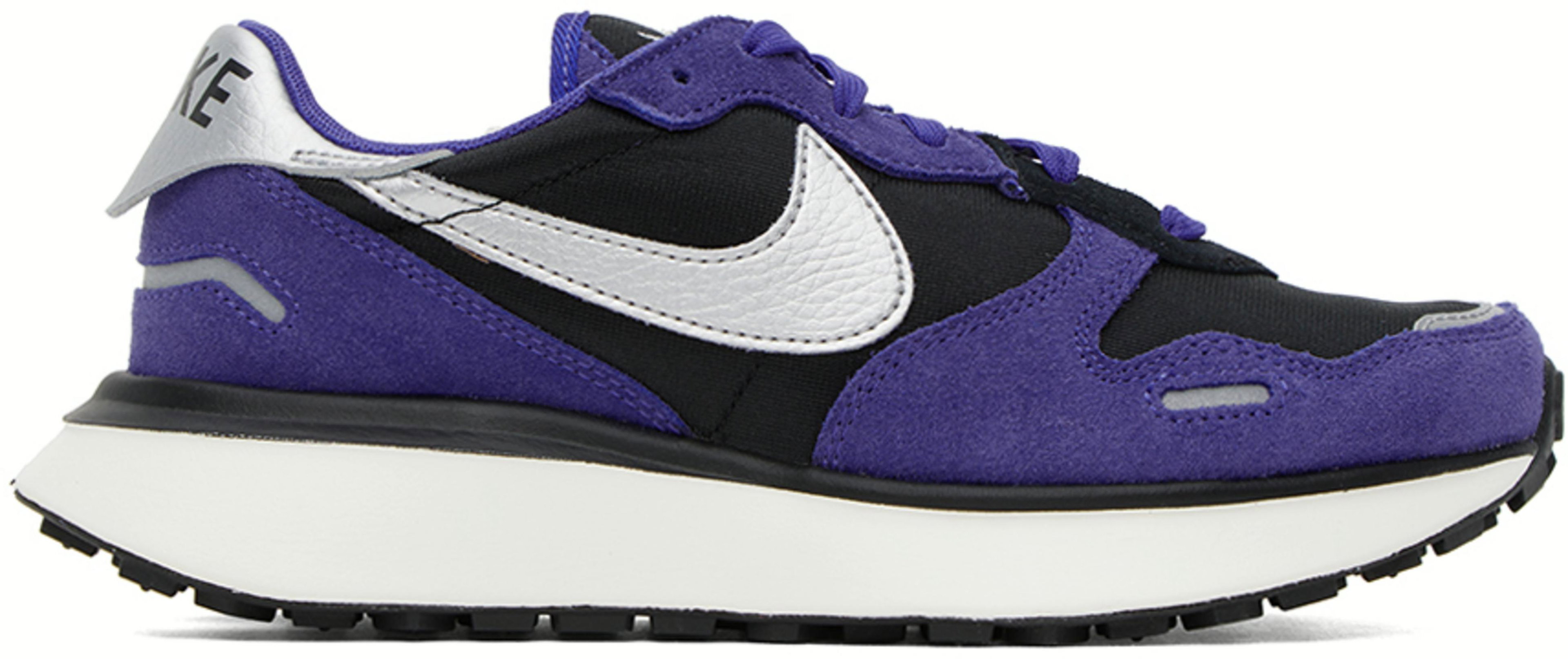 Purple & Black Phoenix Waffle Sneakers by NIKE