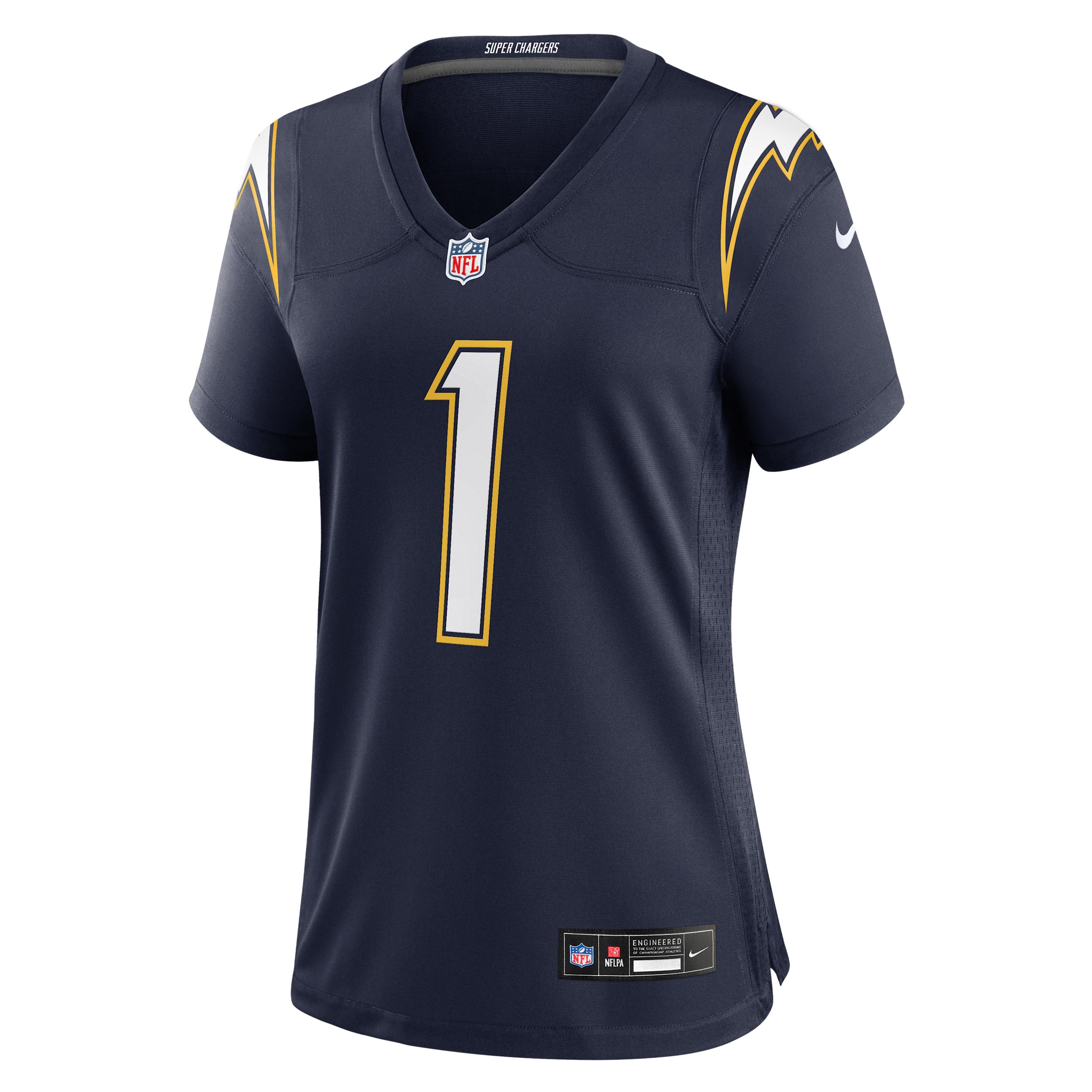Quentin Johnston Los Angeles Chargers Womenâs Nike Women's NFL Game Jersey by NIKE