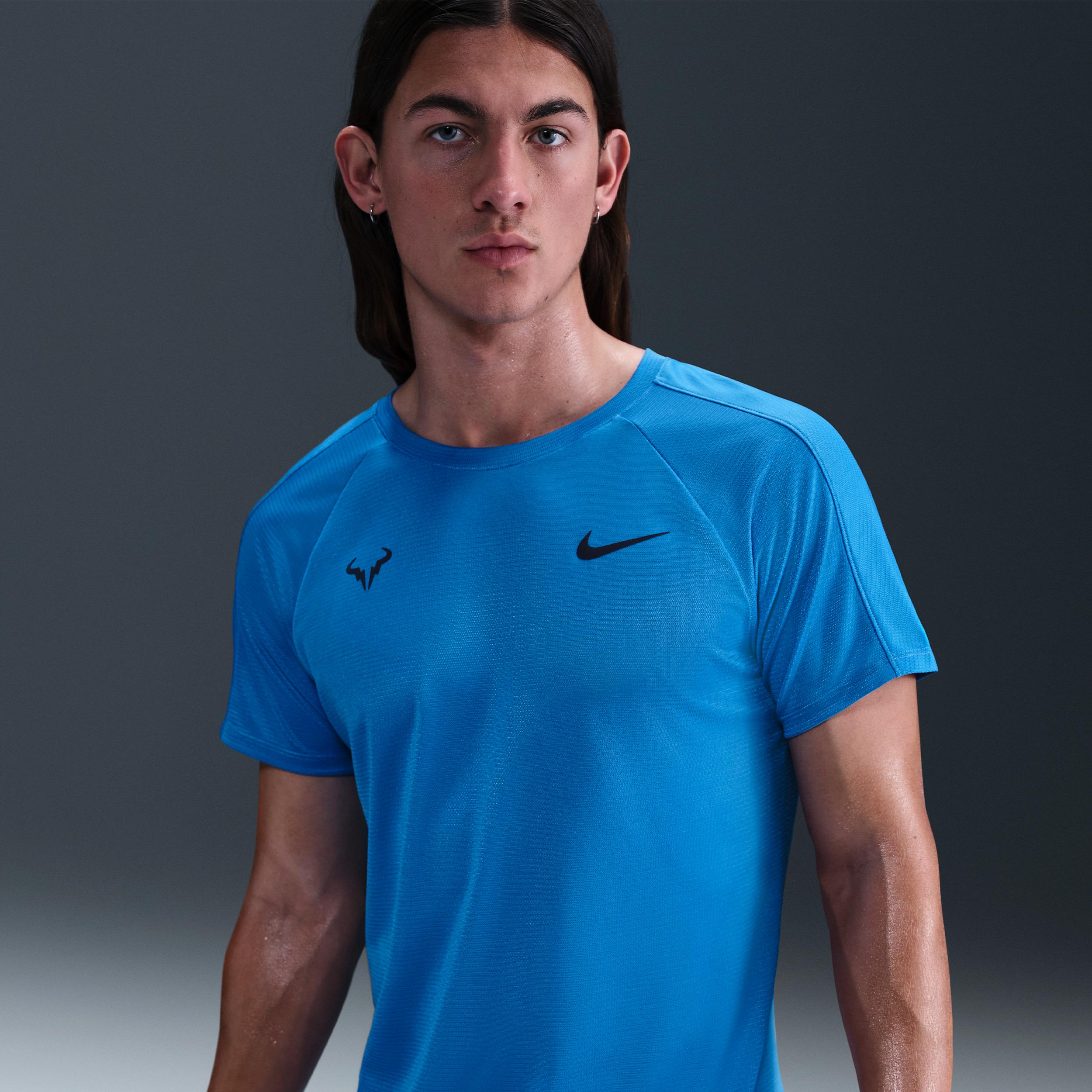 Rafa Challenger Nike Men's Dri-FIT Short-Sleeve Tennis Top by NIKE