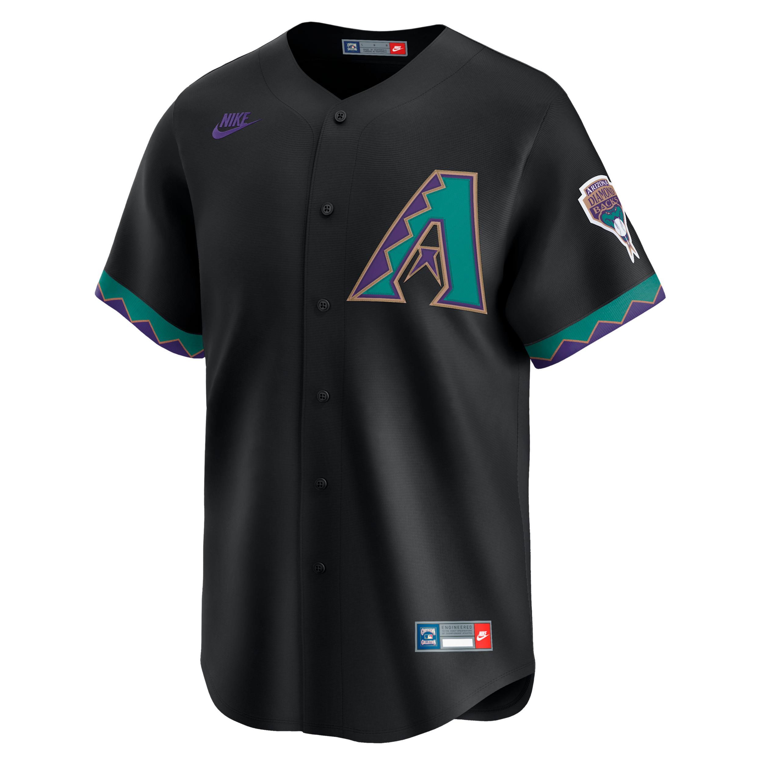 Randy Johnson Arizona Diamondbacks Cooperstown Nike Men's Dri-FIT ADV MLB Limited Jersey by NIKE