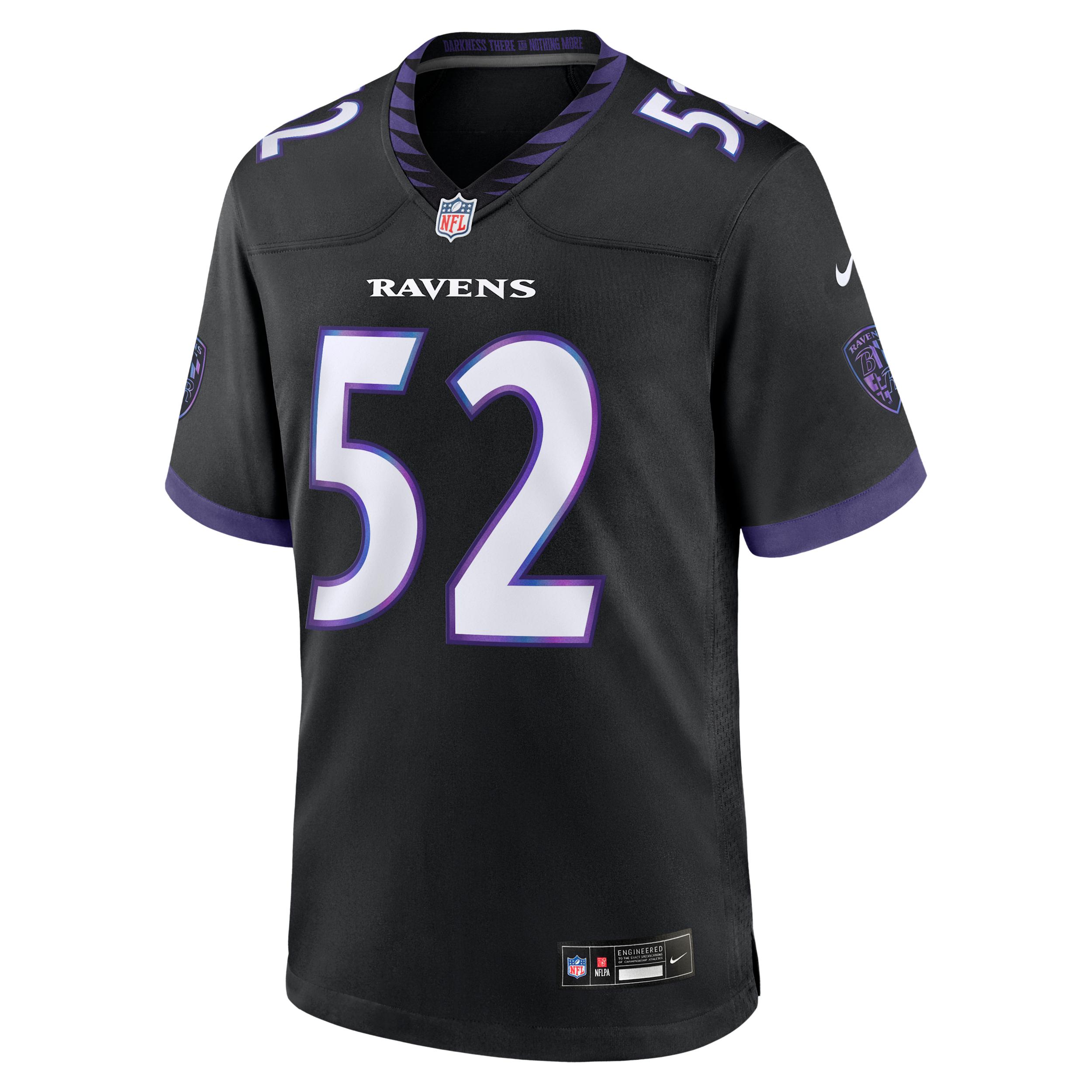 Ray Lewis Baltimore Ravens Retired Nike Men's NFL Game Jersey by NIKE