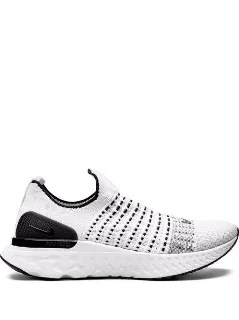 React Phantom Run Flyknit "White/Black/Pure Platinum" sneakers by NIKE