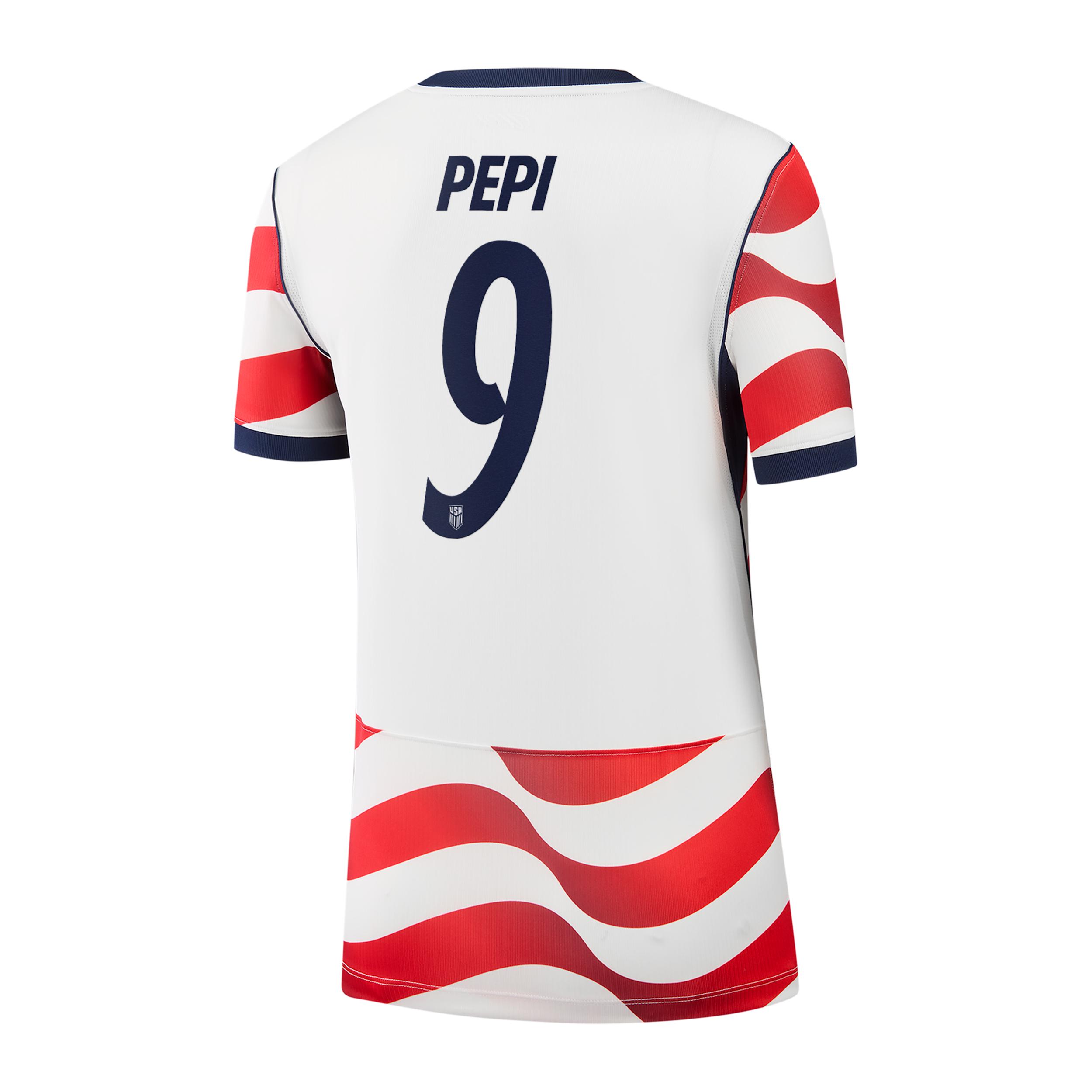 Ricardo Pepi USMNT 2026 Stadium Home Nike Women's Dri-FIT Soccer Jersey by NIKE