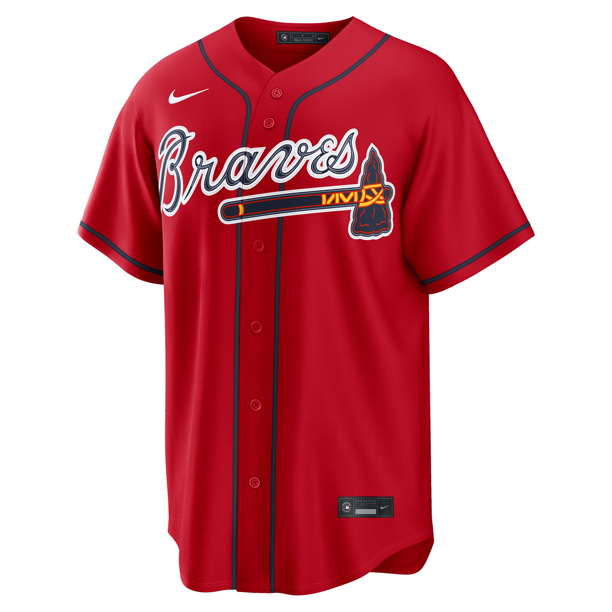 Ronald AcuÃ±a Jr. Atlanta Braves Nike Men's MLB Replica Jersey by NIKE