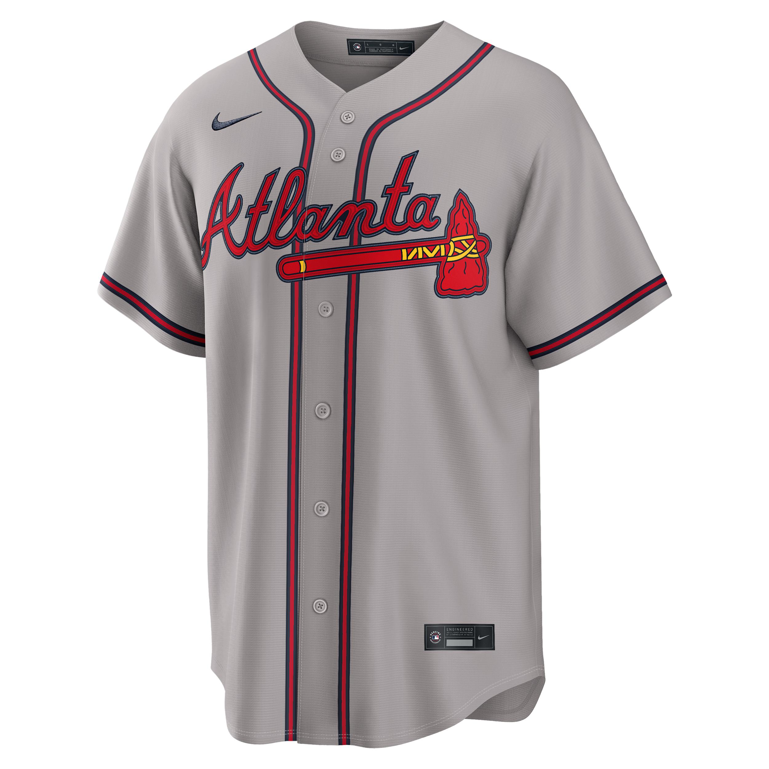 Ronald AcuÃ±a Jr. Atlanta Braves Nike Men's MLB Replica Jersey by NIKE