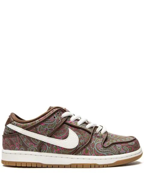 SB Dunk Low "Paisley Brown" sneakers by NIKE