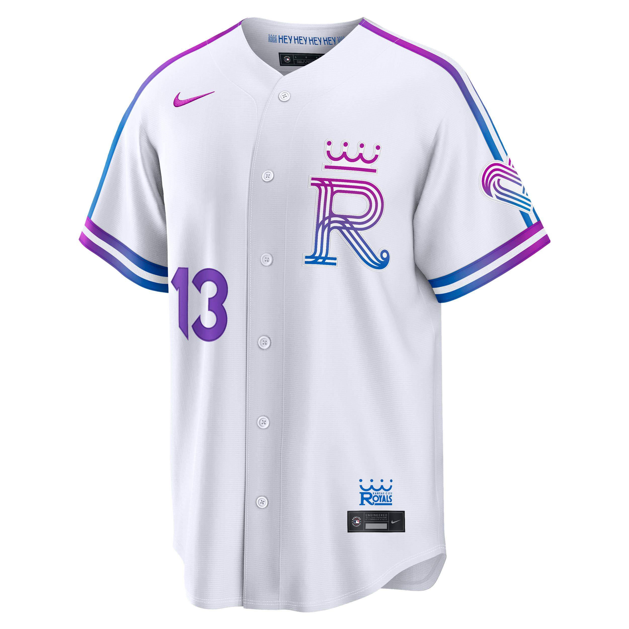 Salvador Perez Kansas City Royals City Connect Nike Men's MLB Stadium Jersey by NIKE