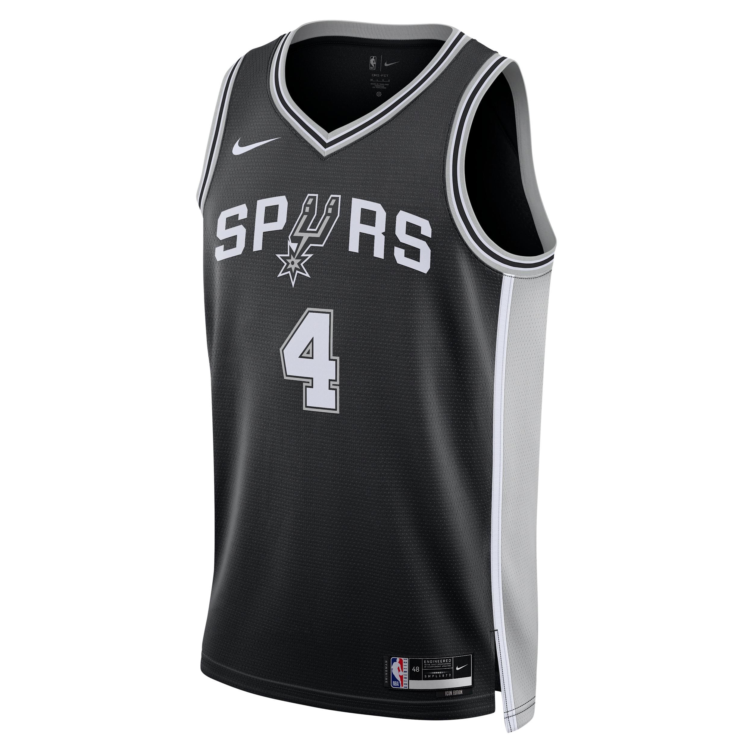 San Antonio Spurs Icon Edition Nike Men's Dri-FIT NBA Swingman Jersey by NIKE