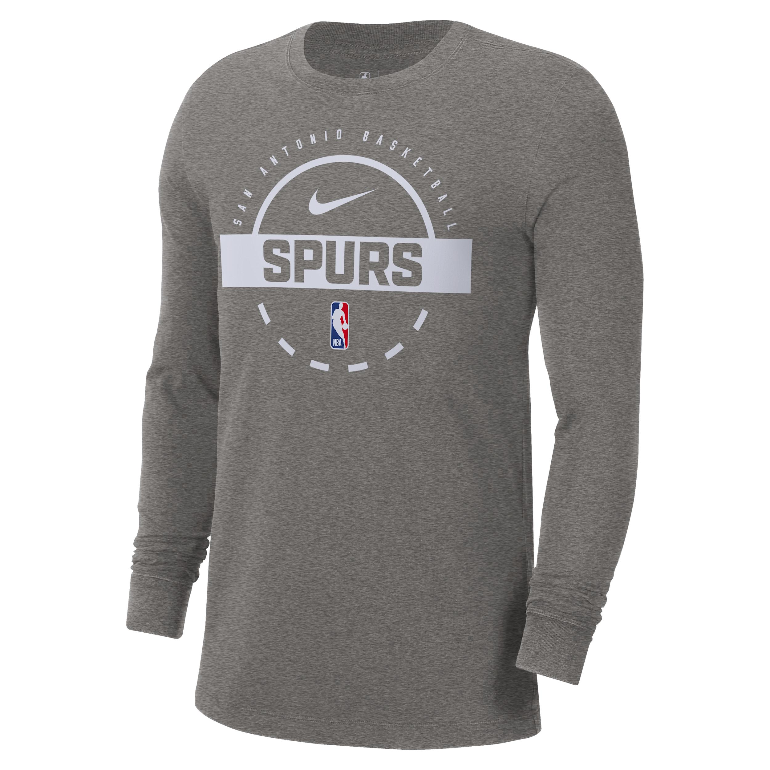 San Antonio Spurs Nike Men's NBA Practice Long-Sleeve T-Shirt by NIKE