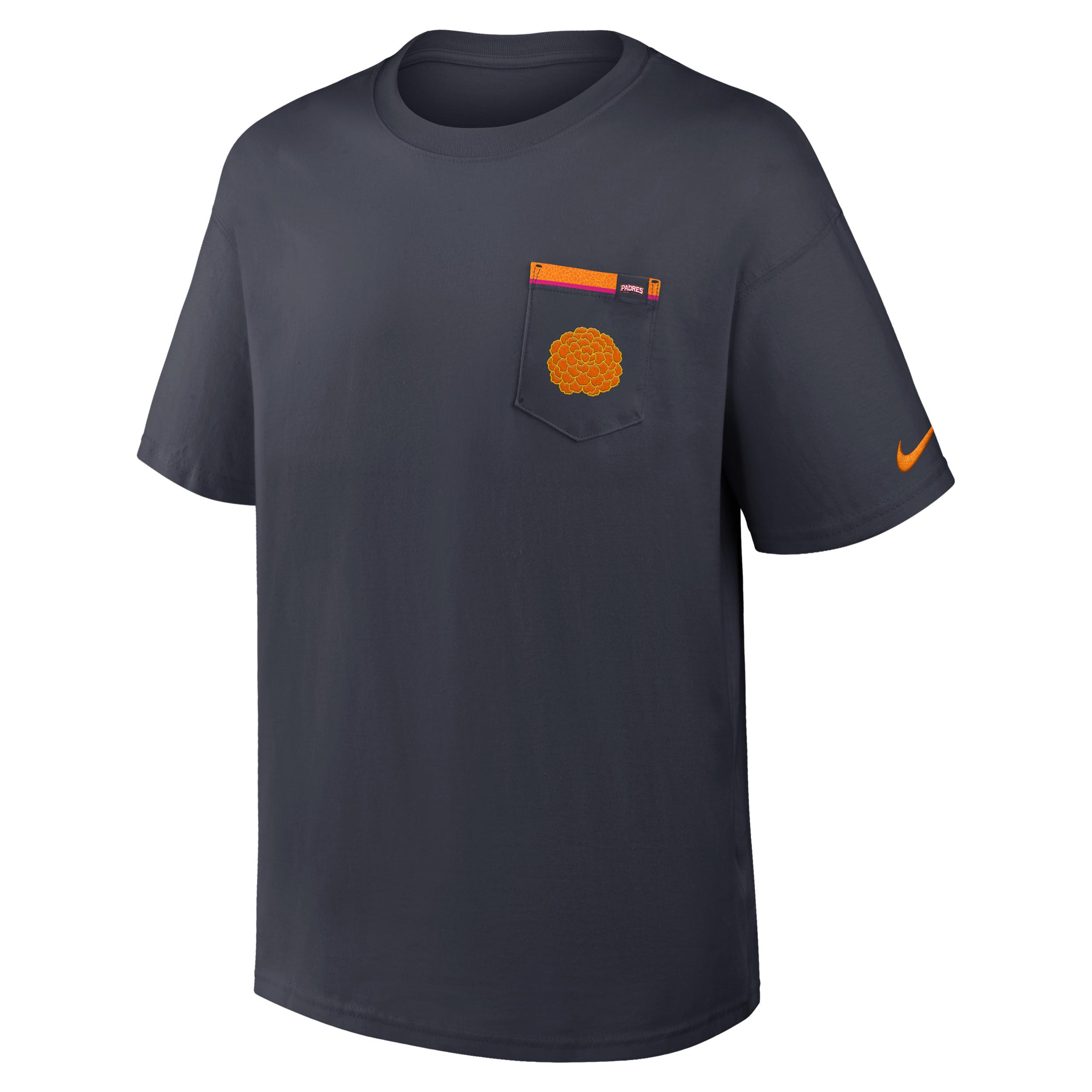 San Diego Padres City Connect 2-Hit Max90 Pocket Nike Men's MLB T-Shirt by NIKE
