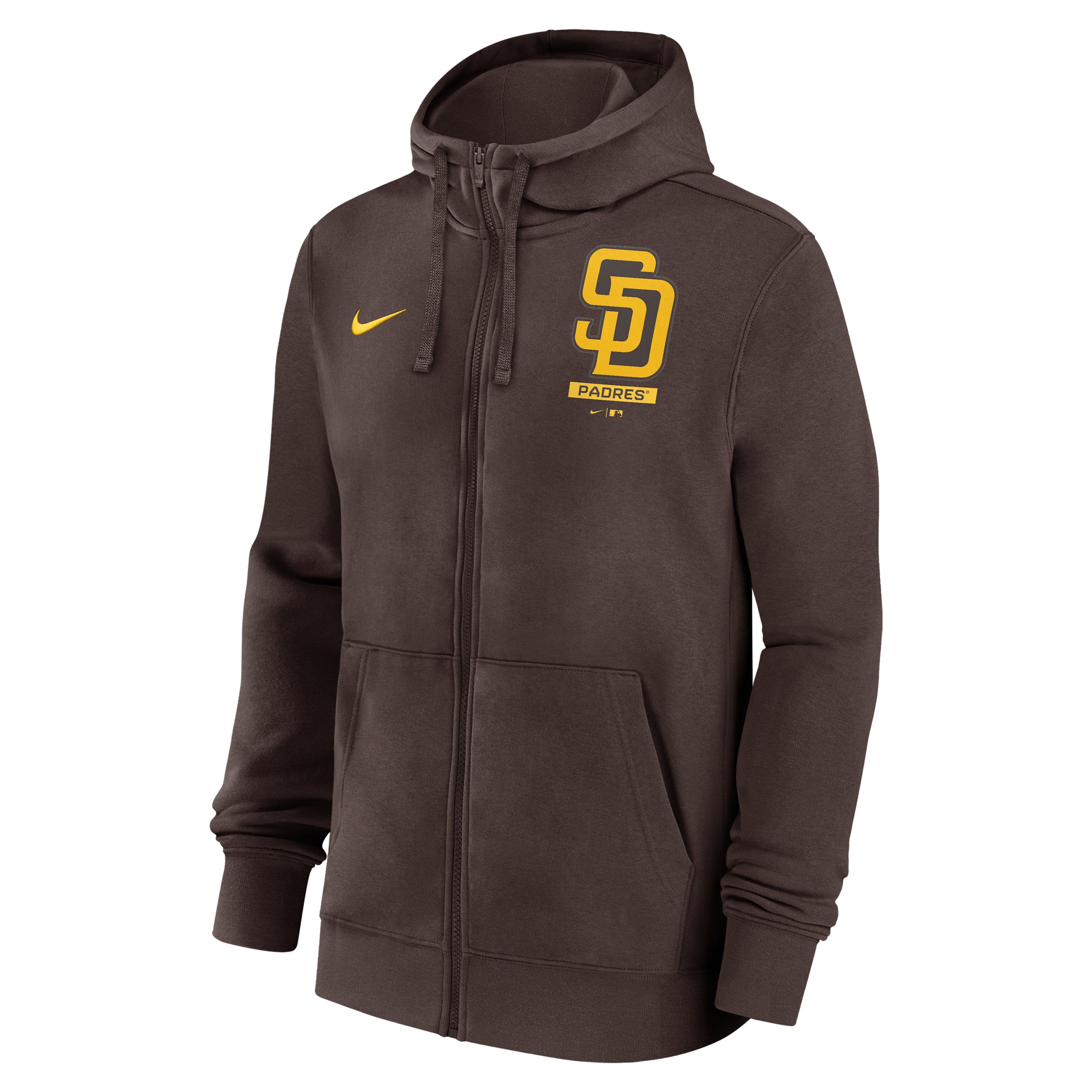 San Diego Padres Lockup Nike Men's MLB Full-Zip Hoodie by NIKE