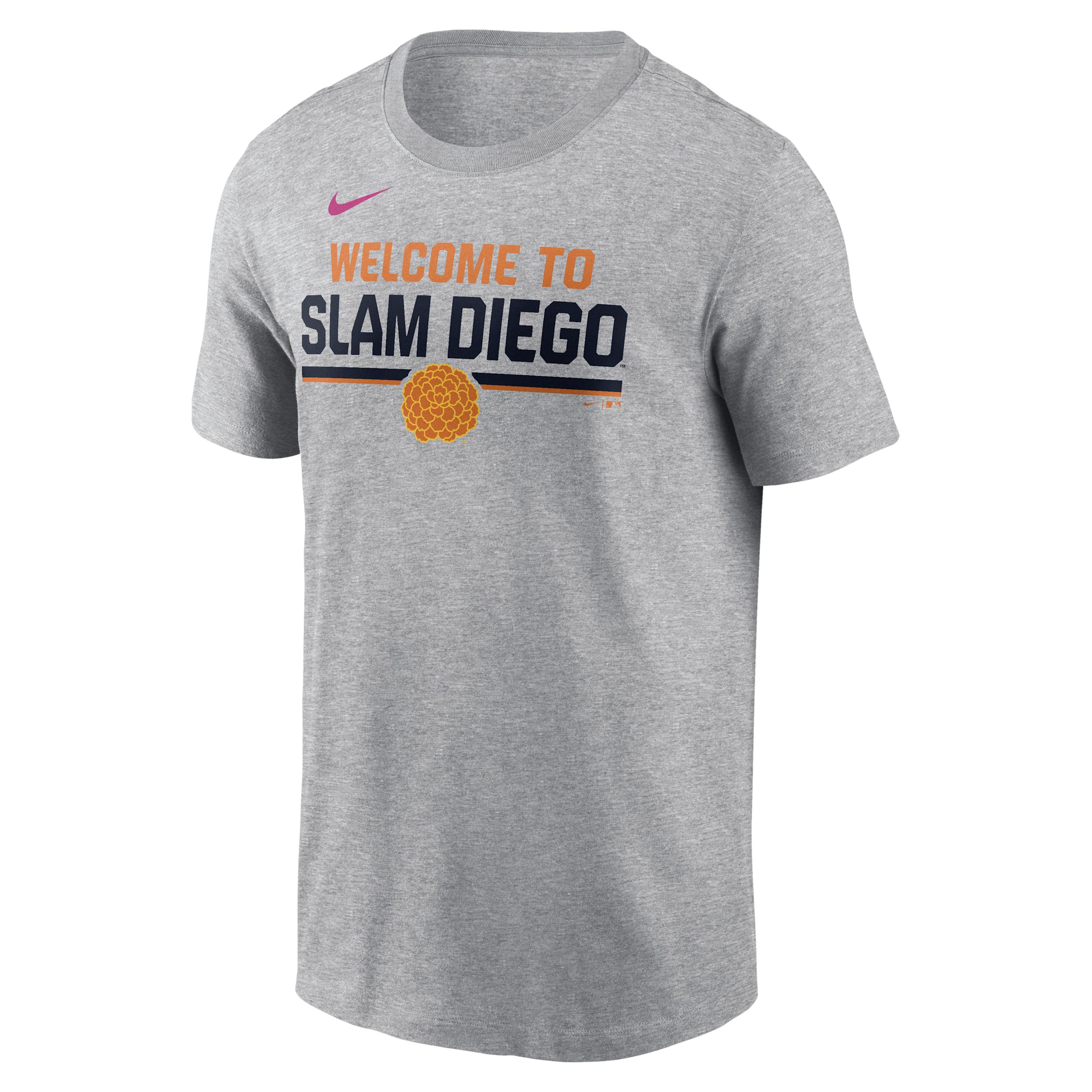 San Diego Padres Stacked City Connect Nike Men's MLB T-Shirt by NIKE