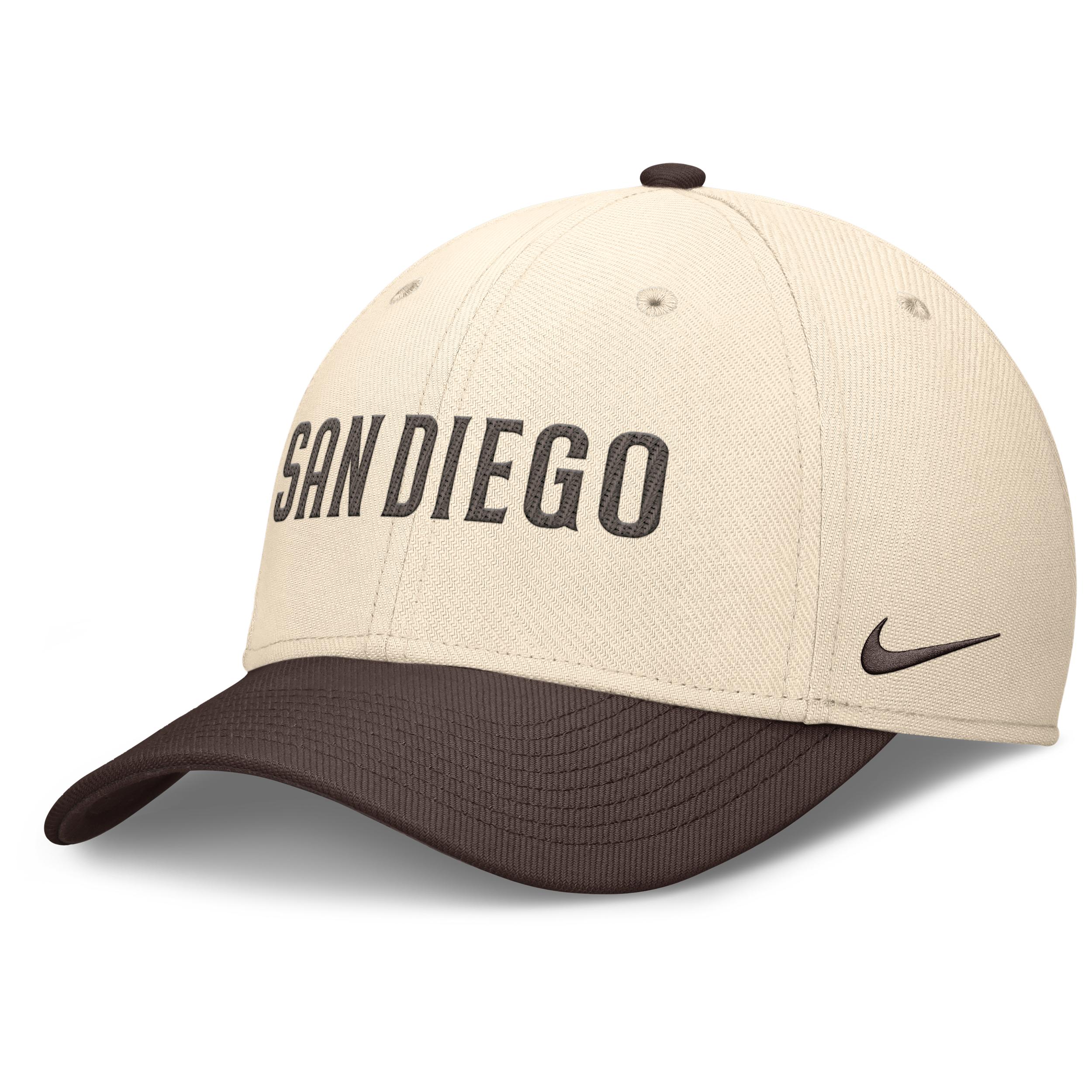 San Diego Padres Statement Rise Swoosh Nike Men's Dri-FIT MLB Hat by NIKE
