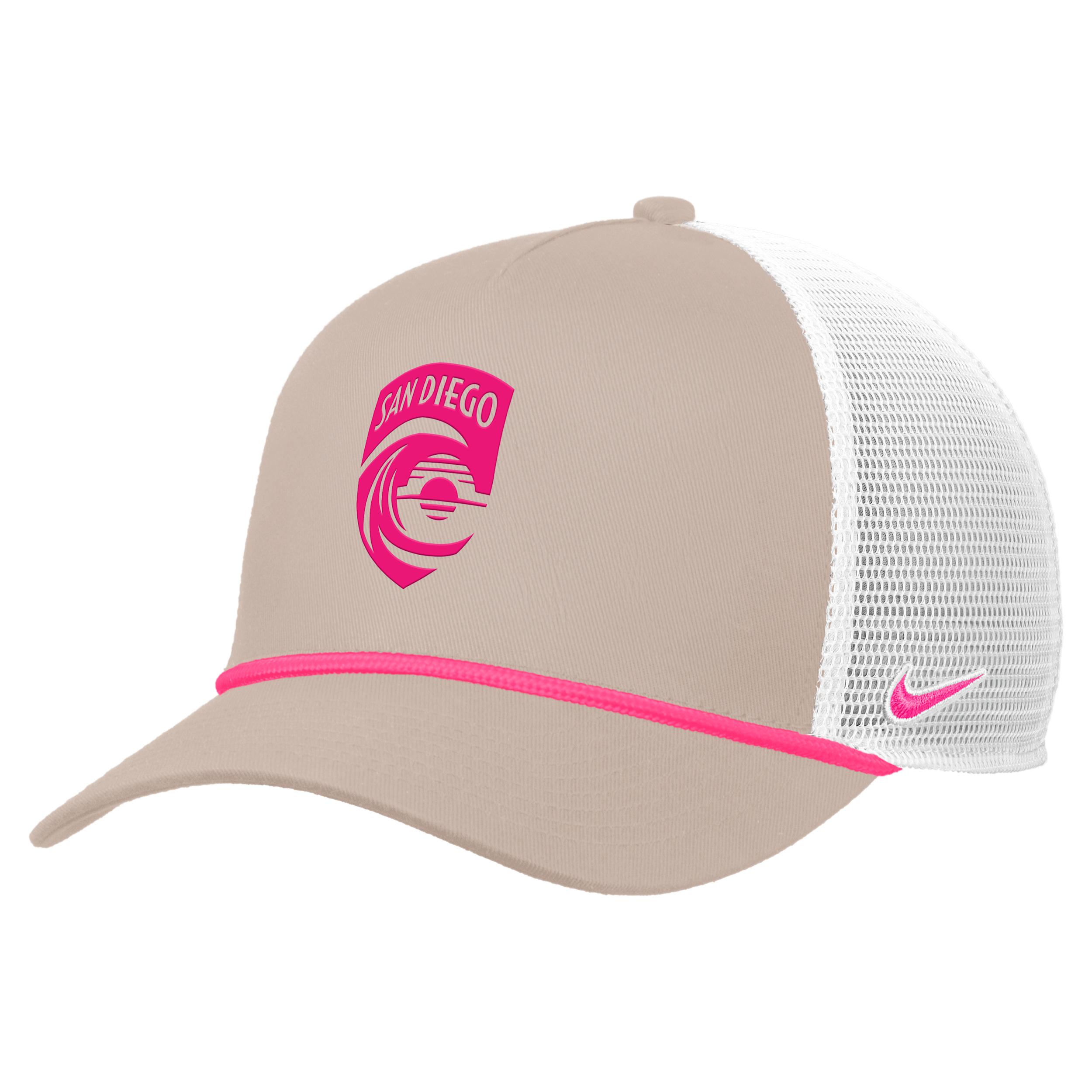 San Diego Wave Rise Nike Unisex Rope Trucker Cap by NIKE