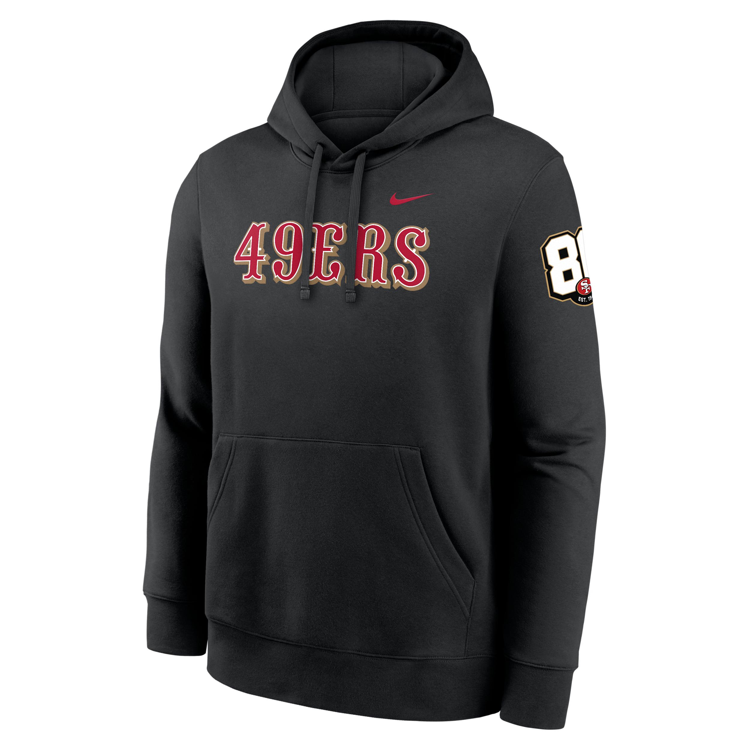 San Francisco 49ers 80th Anniversary Goal Line Club Nike Men's NFL Pullover Hoodie by NIKE