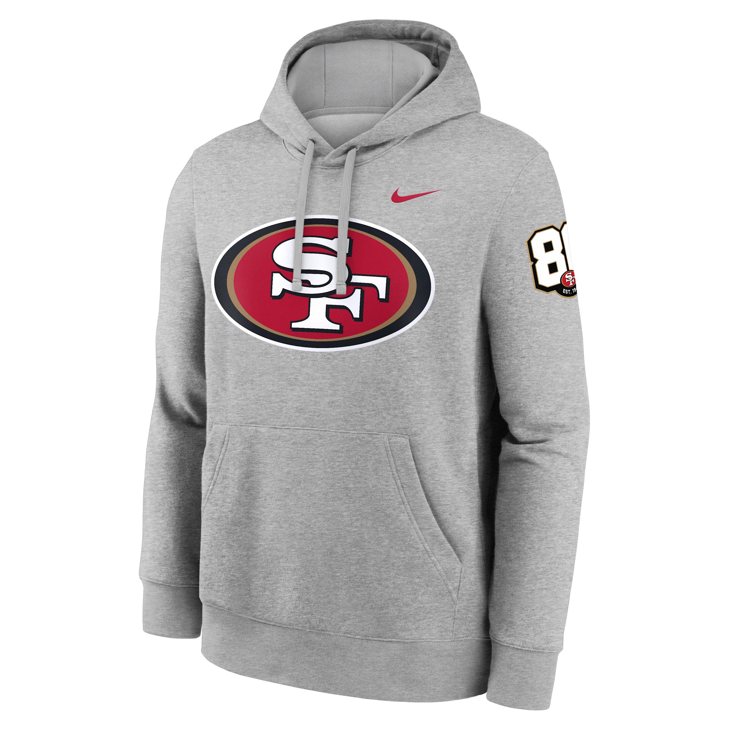San Francisco 49ers 80th Anniversary Sunday Showdown Club Nike Men's NFL Pullover Hoodie by NIKE