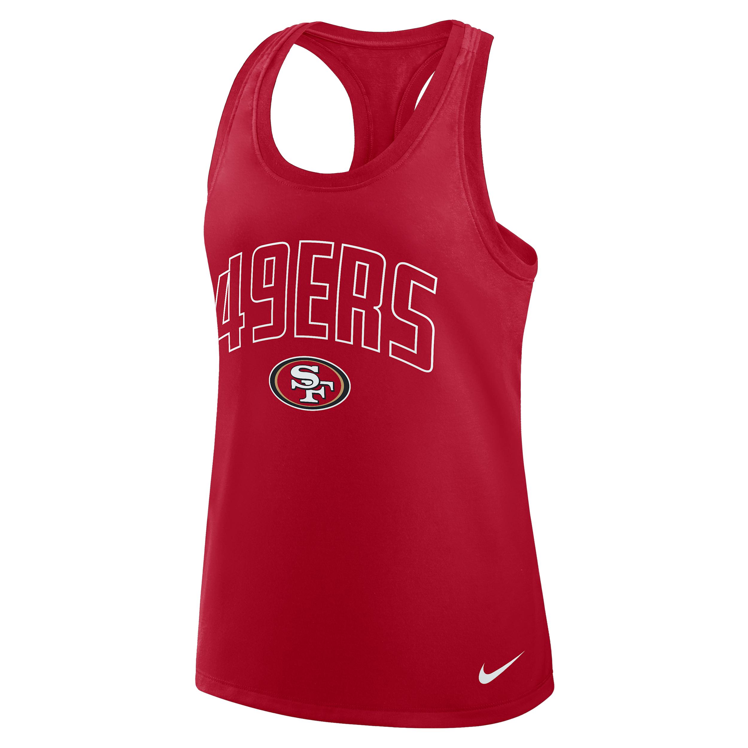 San Francisco 49ers Primetime Nike Women's Dri-FIT NFL Racerback Tank Top by NIKE
