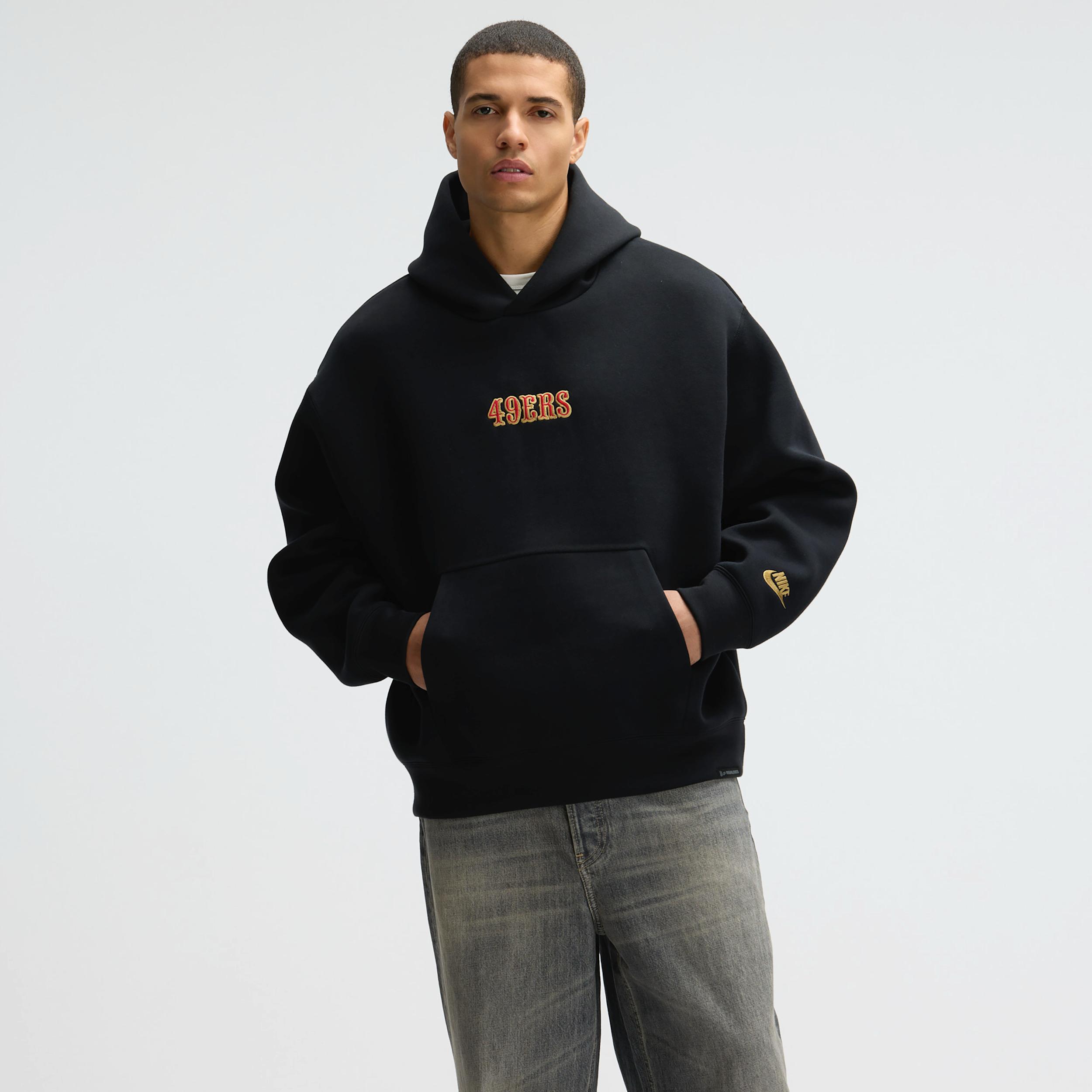 San Francisco 49ers Rivalries Collection Oversized Tech Fleece Nike Men's NFL Pullover Hoodie by NIKE