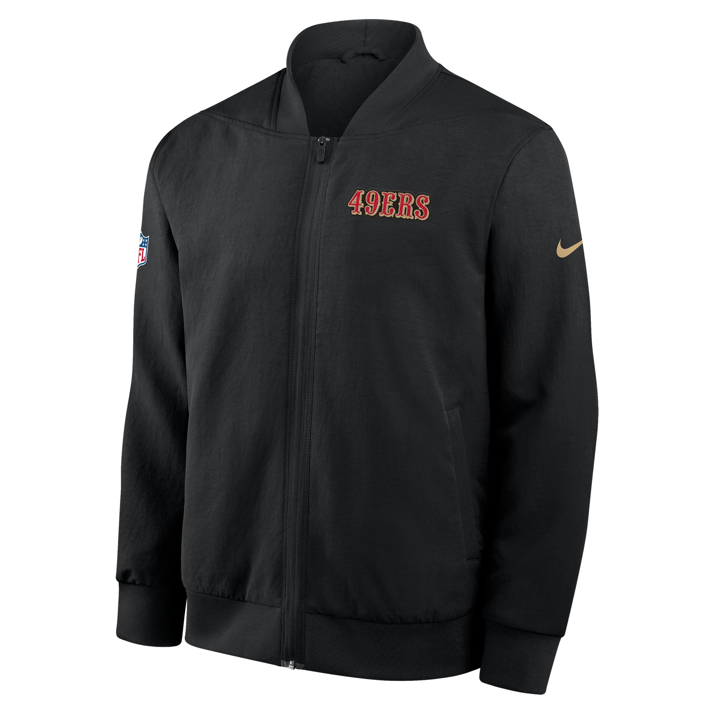 San Francisco 49ers Rivalries Collection Sideline Nike Men's NFL Full-Zip Bomber Jacket by NIKE