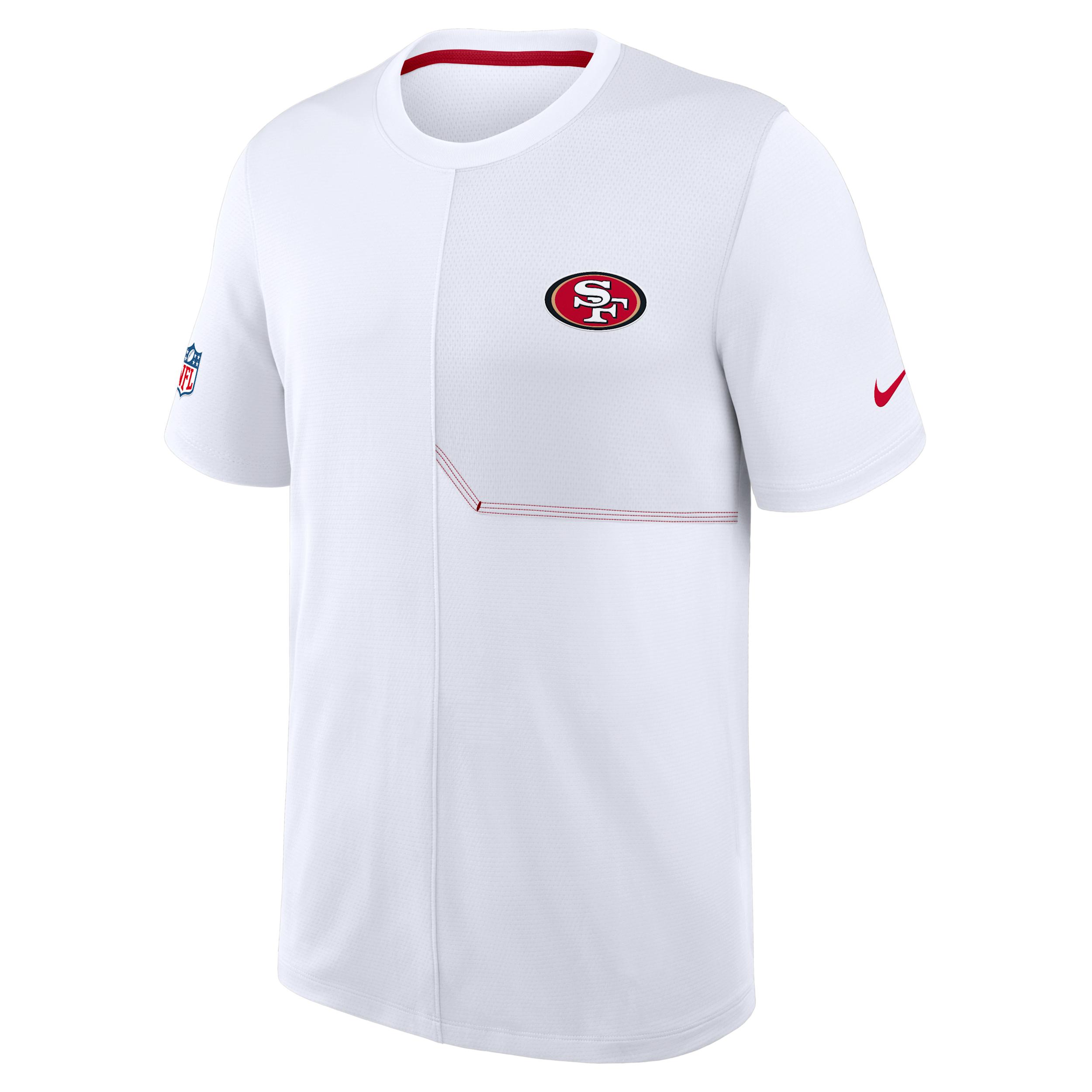 San Francisco 49ers Sideline Coach Nike Men's Dri-FIT NFL Top by NIKE