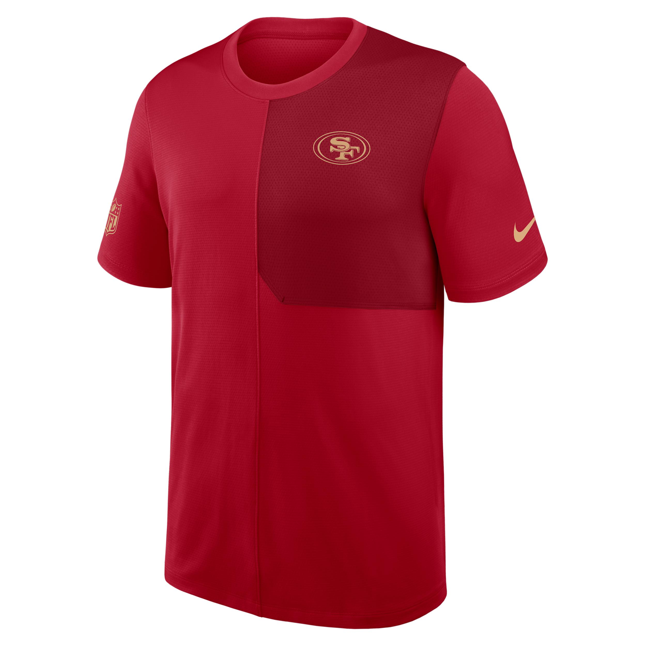 San Francisco 49ers Sideline Coach Nike Men's Dri-FIT NFL Top by NIKE