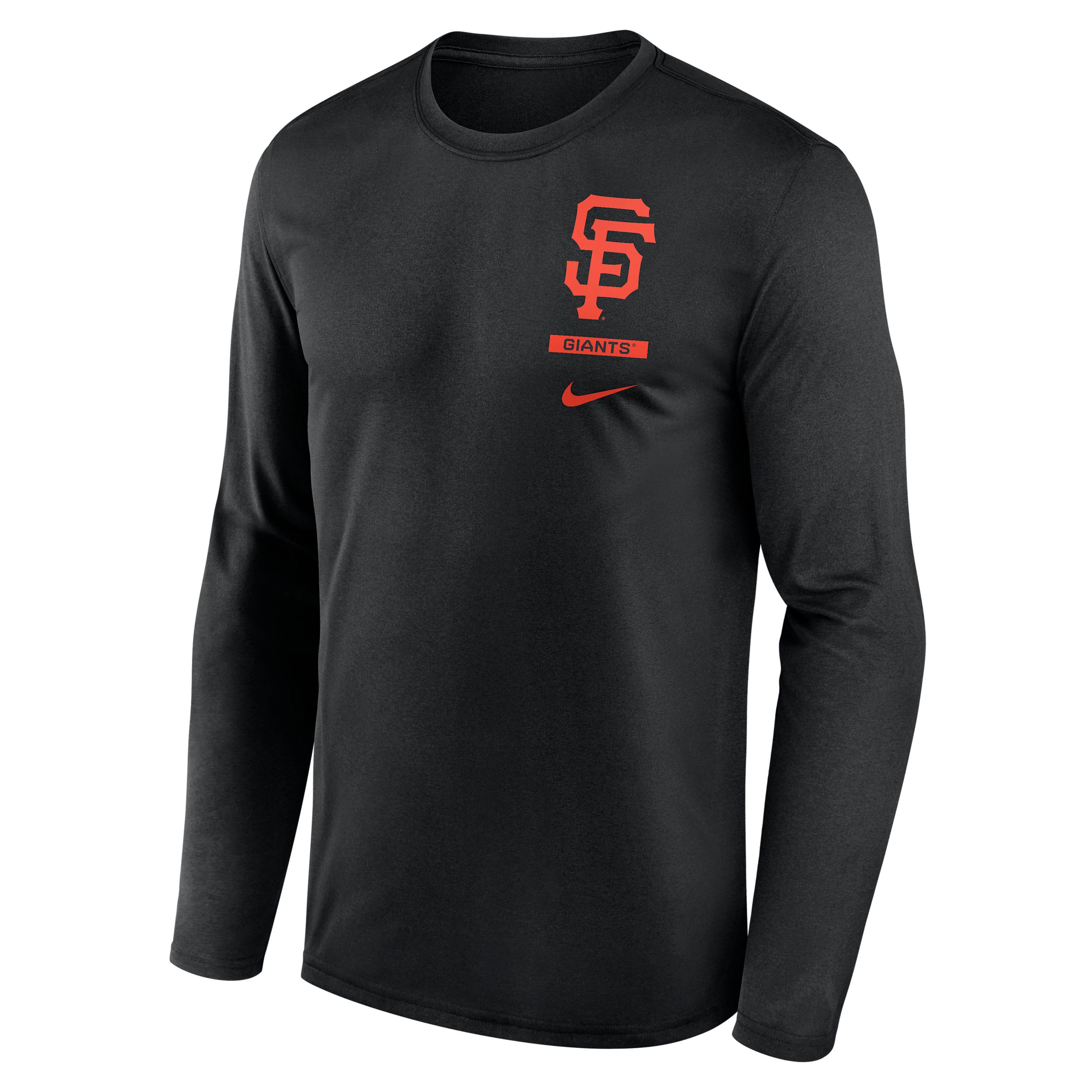 San Francisco Giants 2-Hit Legend Nike Men's Dri-FIT MLB Long-Sleeve T-Shirt by NIKE