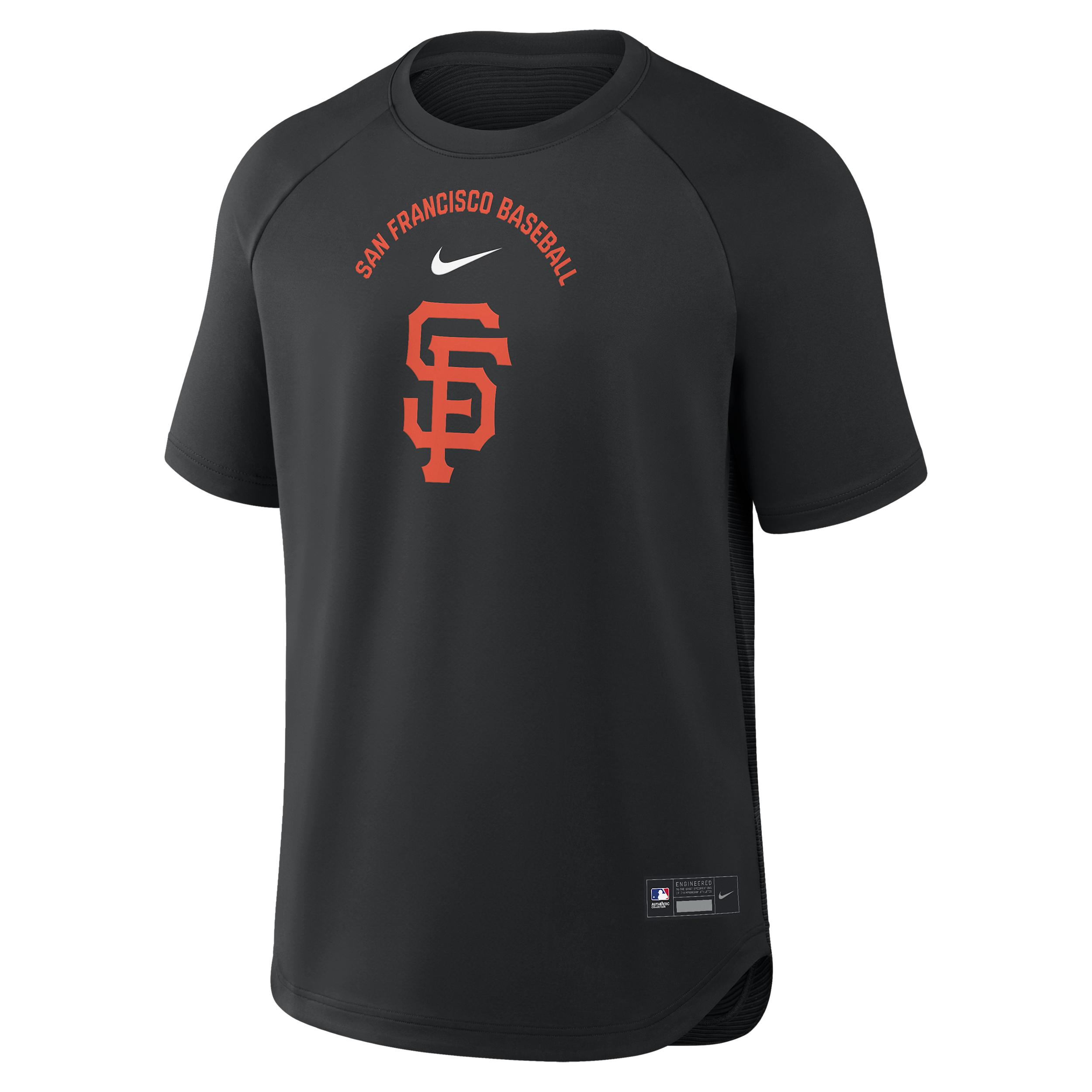 San Francisco Giants Authentic Collection Batting Practice Pregame Nike Men's Dri-FIT MLB Top by NIKE