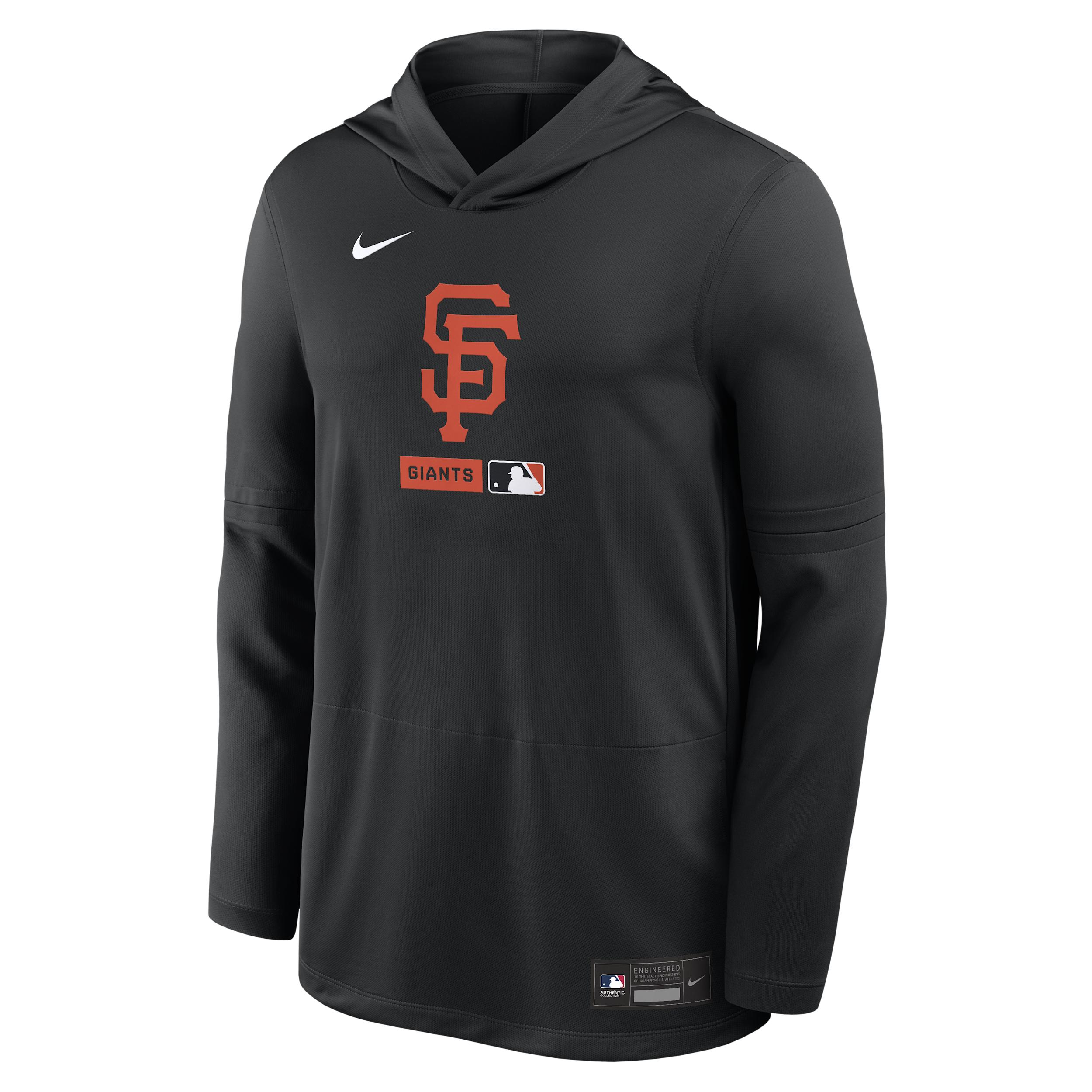 San Francisco Giants Authentic Collection Nike Men's Dri-FIT MLB Long-Sleeve Hooded Top by NIKE